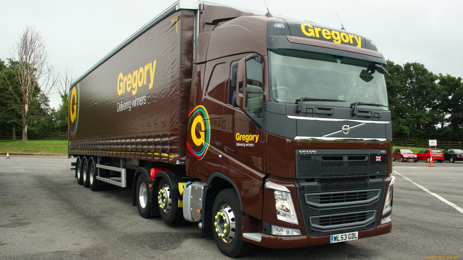 автомобили, volvo, trucks, , выставка, улица, контейнеровоз, тягач, грузовик