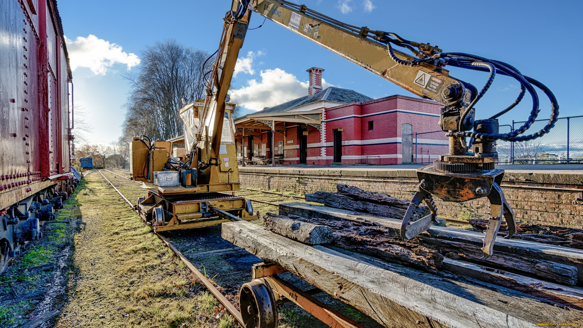 daylesford, log, grabber, техника, строительная, техника, шпалоукладчик