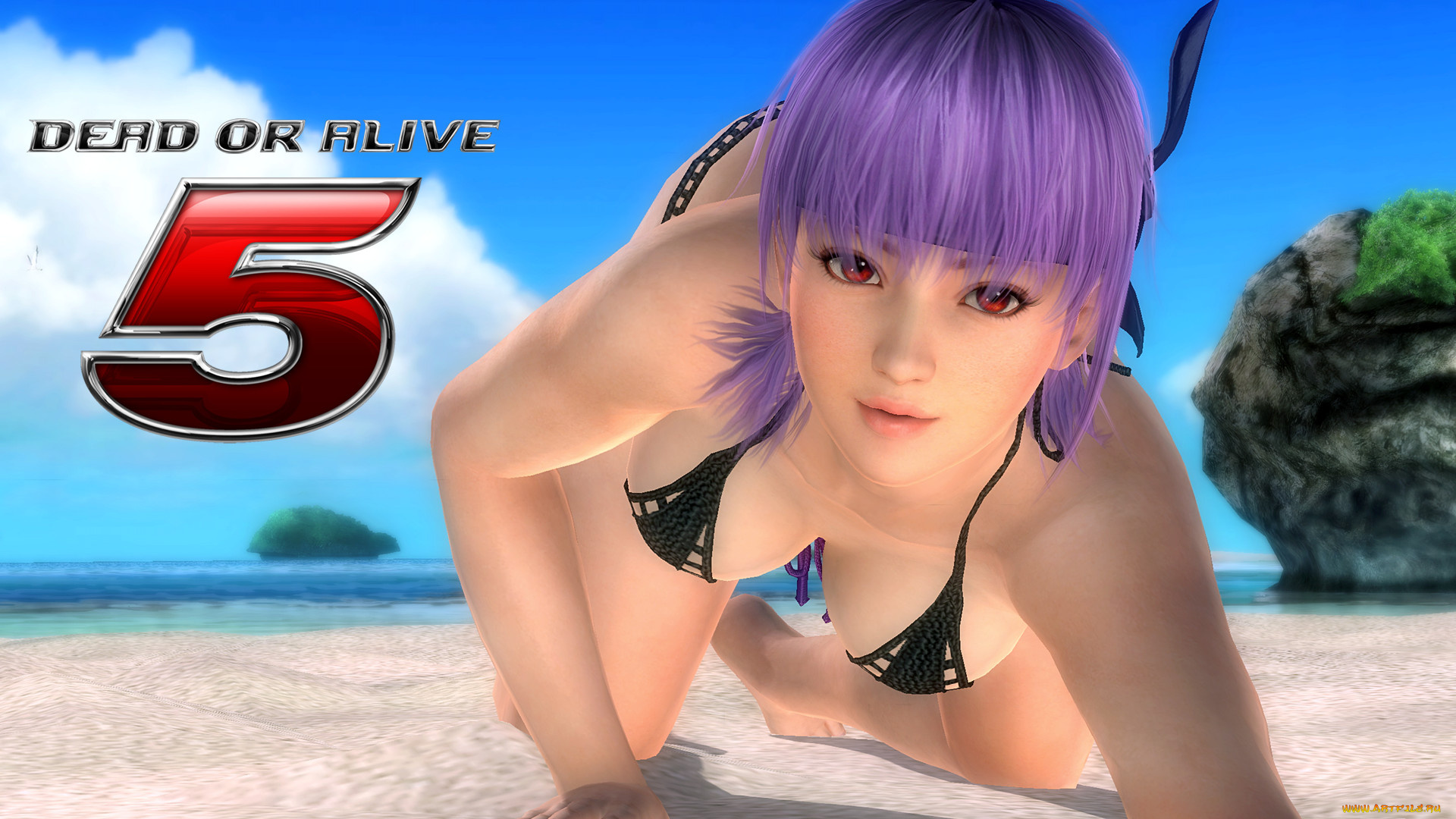 dead, or, alive, 5, видео, игры, взгляд, девушка