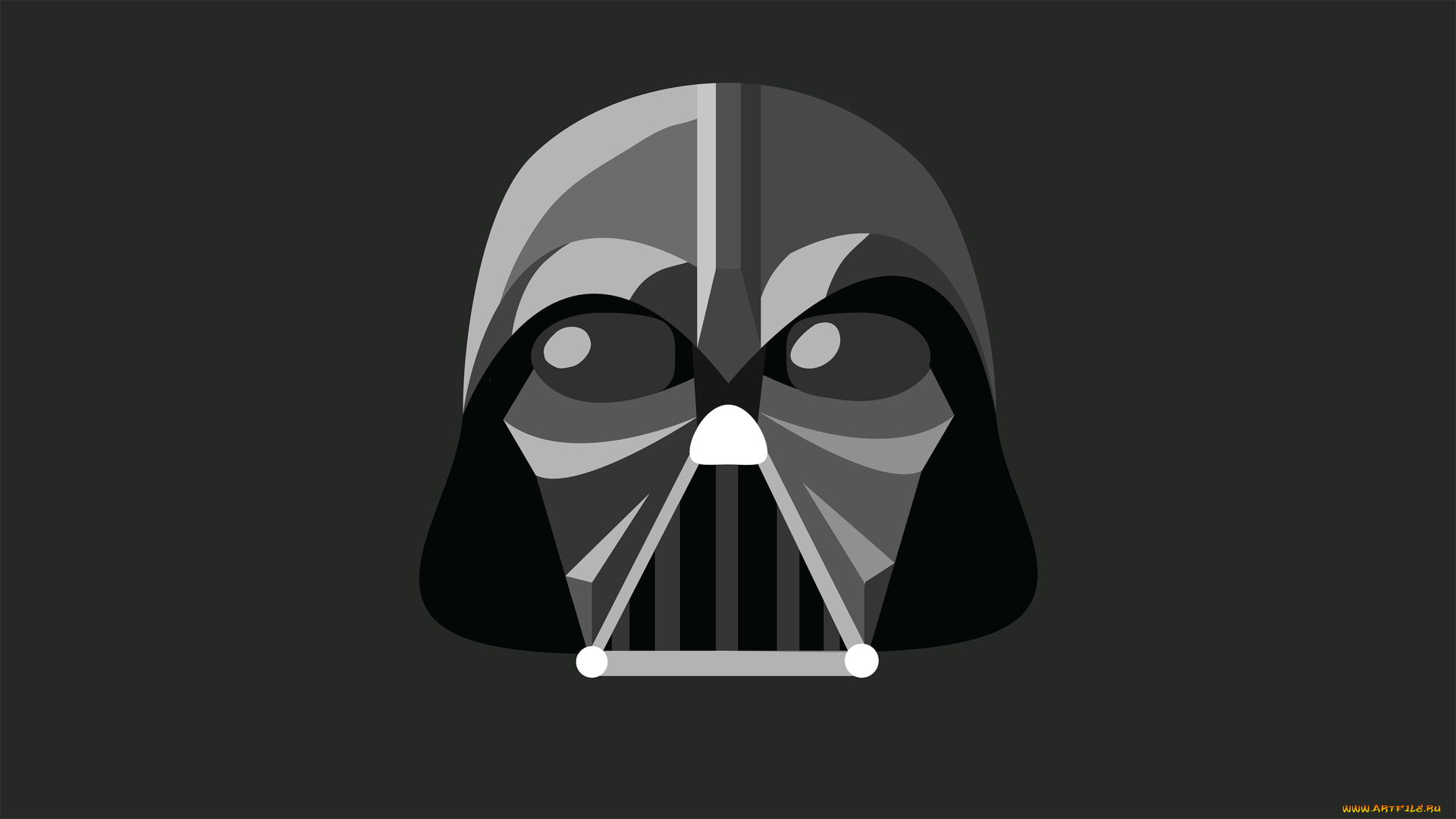 рисованные, кино, дарт, вейдер, минимализм, darth, vader, star, wars, звездные, войны, иллюстрация, di