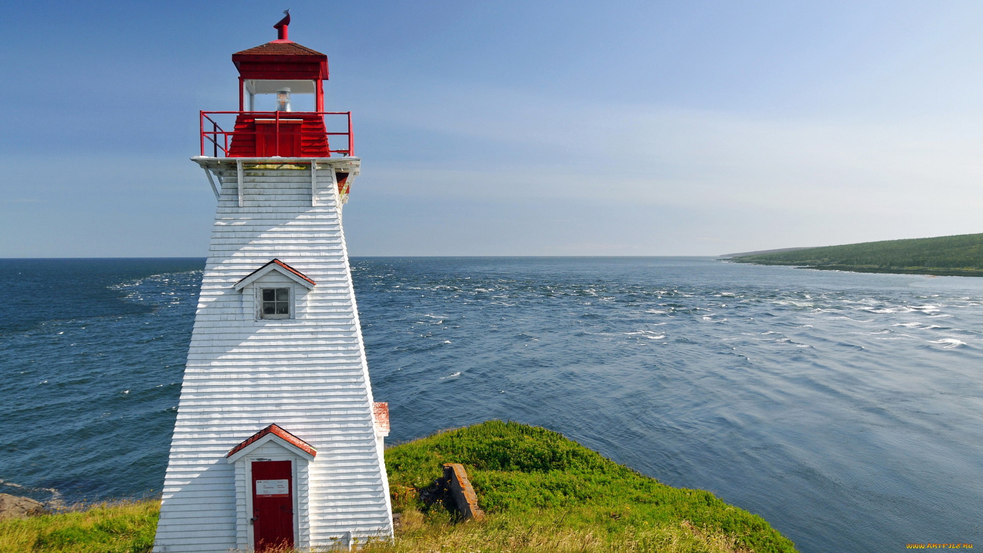 tiverton, канада, природа, маяки, маяк, море, канада, tiverton, nova, scotia