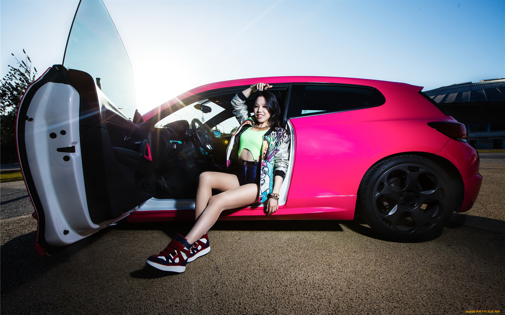 автомобили, авто, с, девушками, автомобиль, девушка