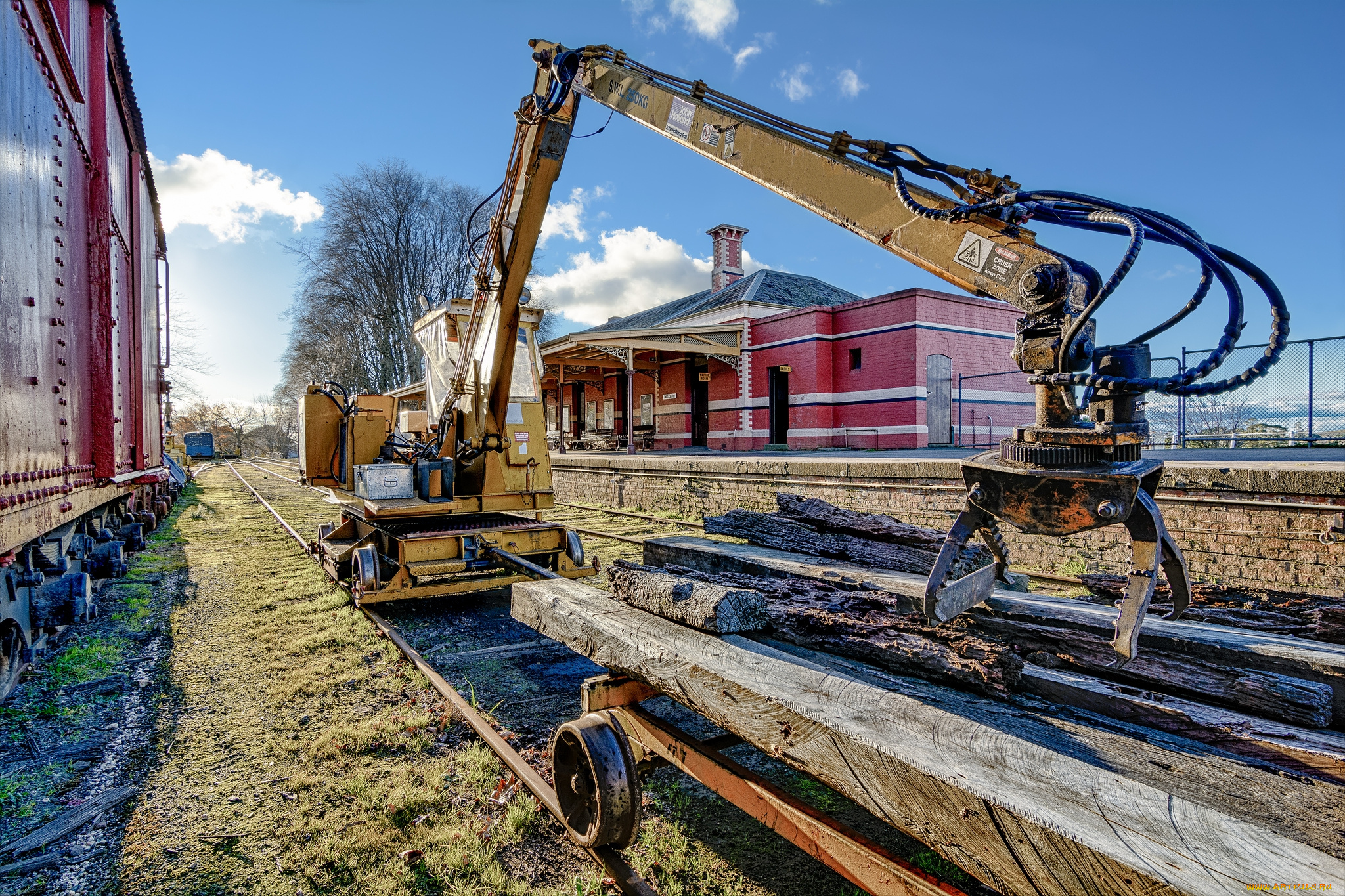 daylesford, log, grabber, техника, строительная, техника, шпалоукладчик