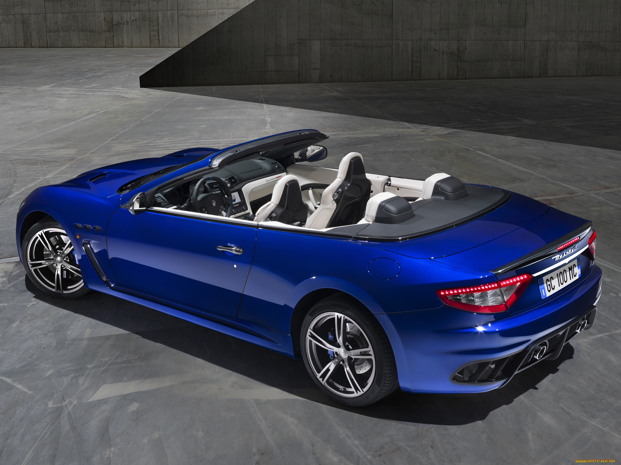 автомобили, maserati, granturismo, mc, stradale, centennial, edition, 2014, синий