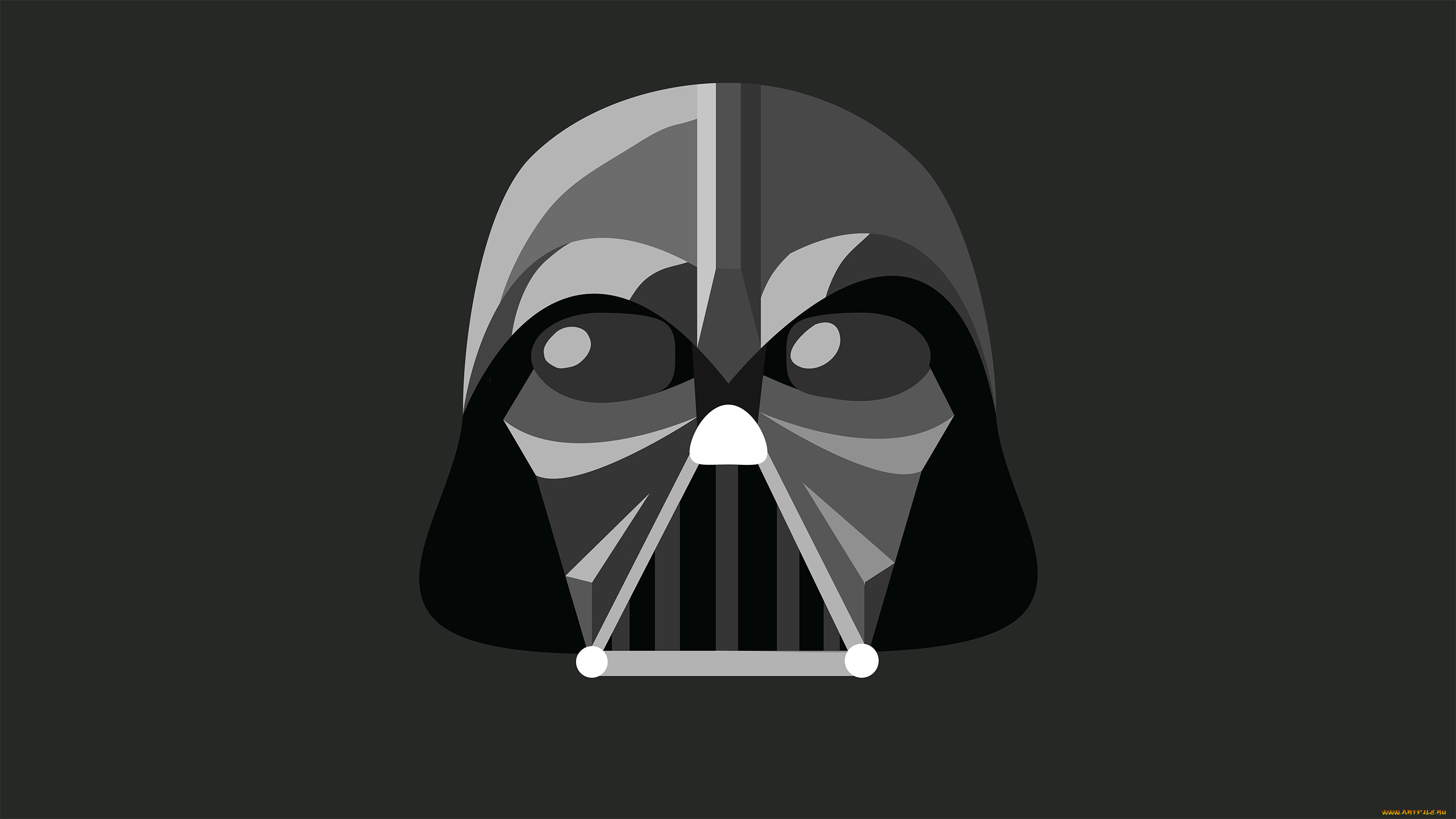 рисованные, кино, дарт, вейдер, минимализм, darth, vader, star, wars, звездные, войны, иллюстрация, di