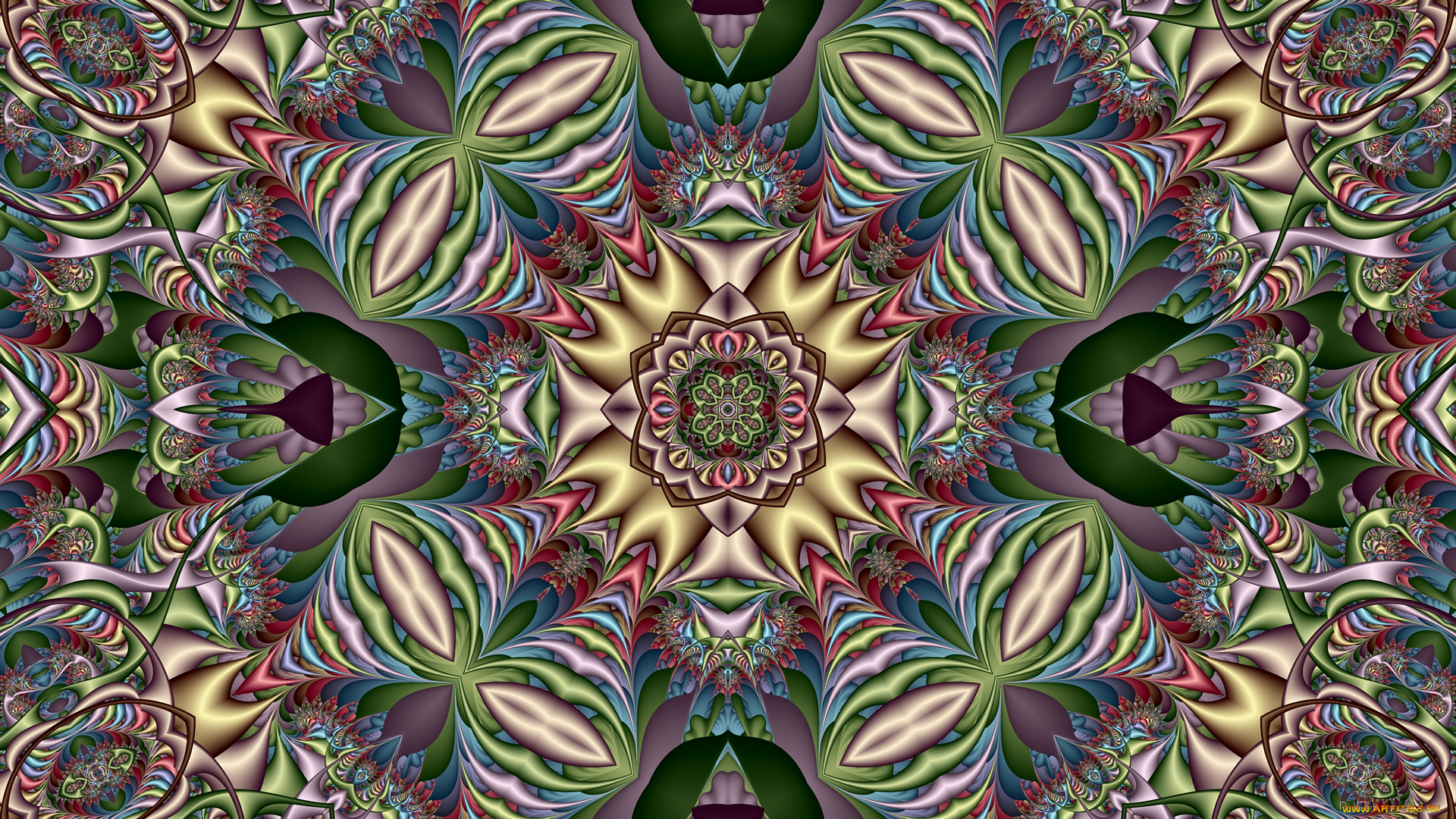 3д, графика, фракталы, , fractal, цвета, фон, узор