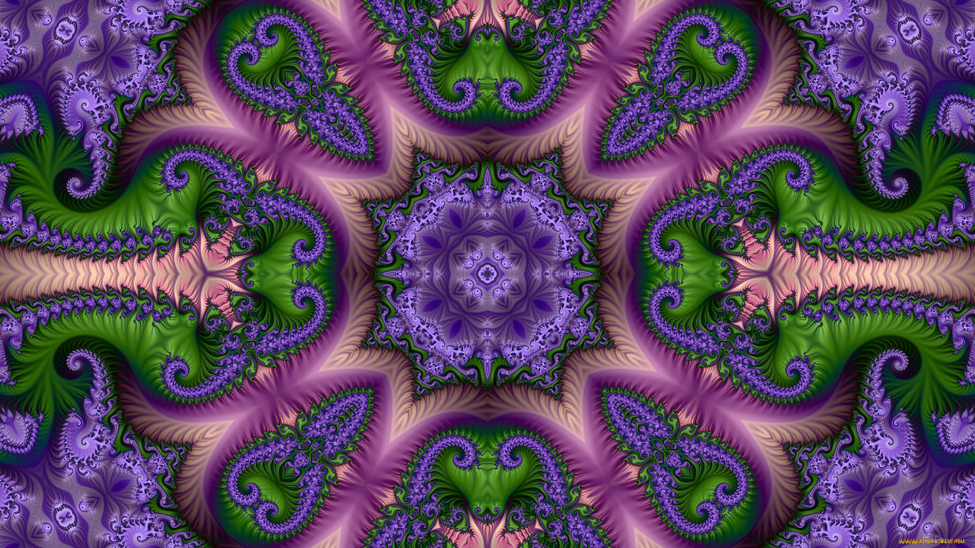 3д, графика, фракталы, , fractal, узор, фон, цвета