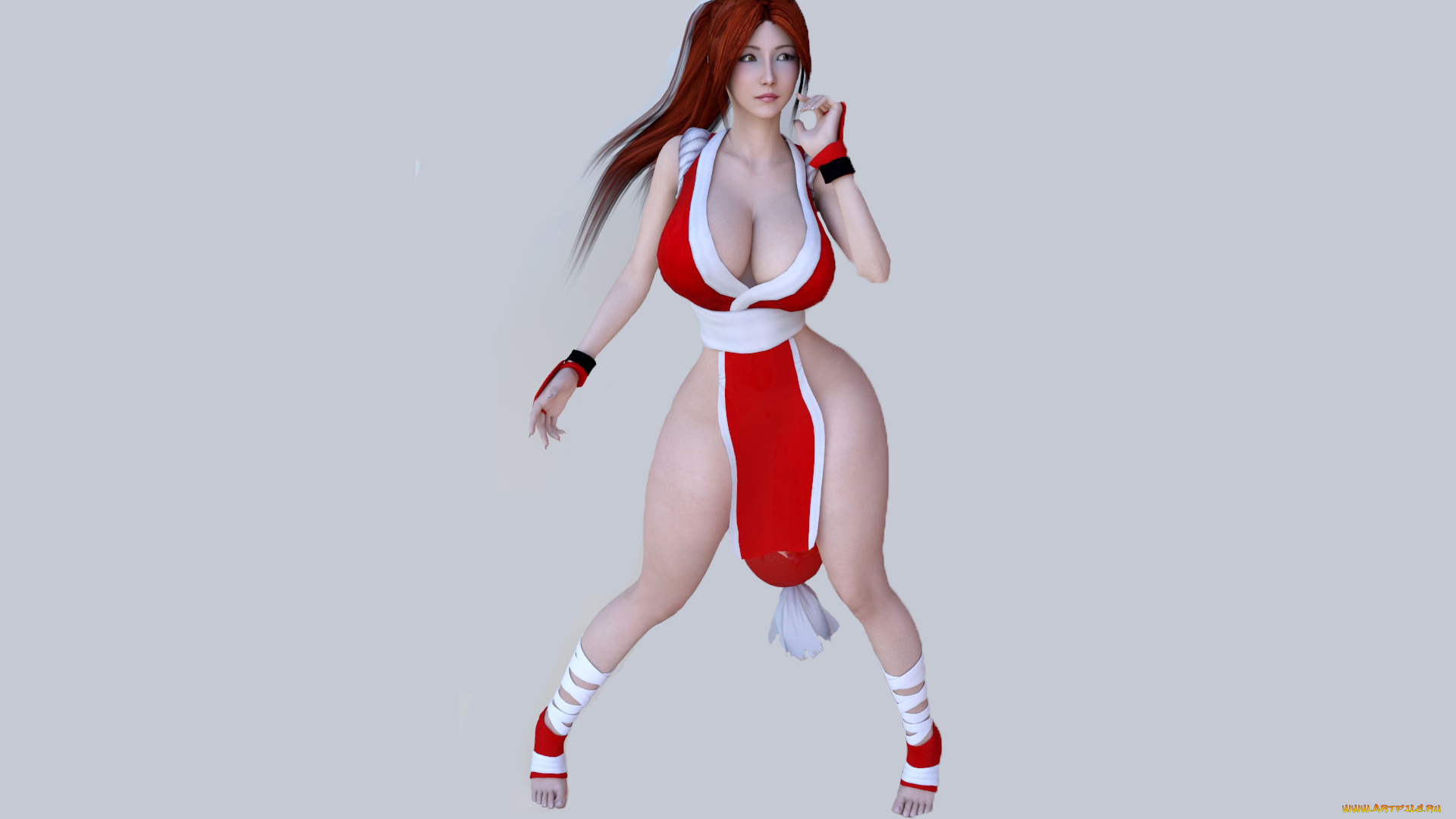 3д, графика, аниме, , anime, девушка, фон, взгляд