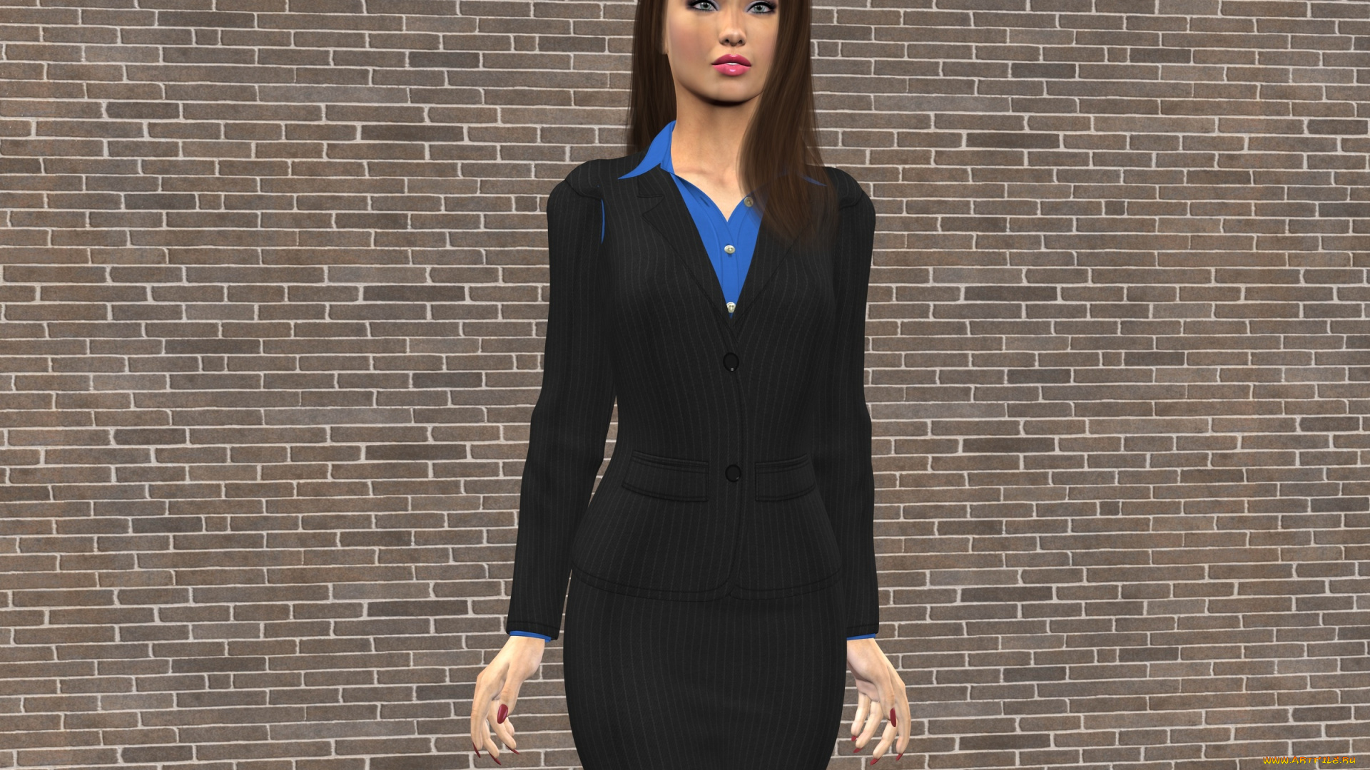 3д, графика, люди, , people, девушка, взгляд, фон