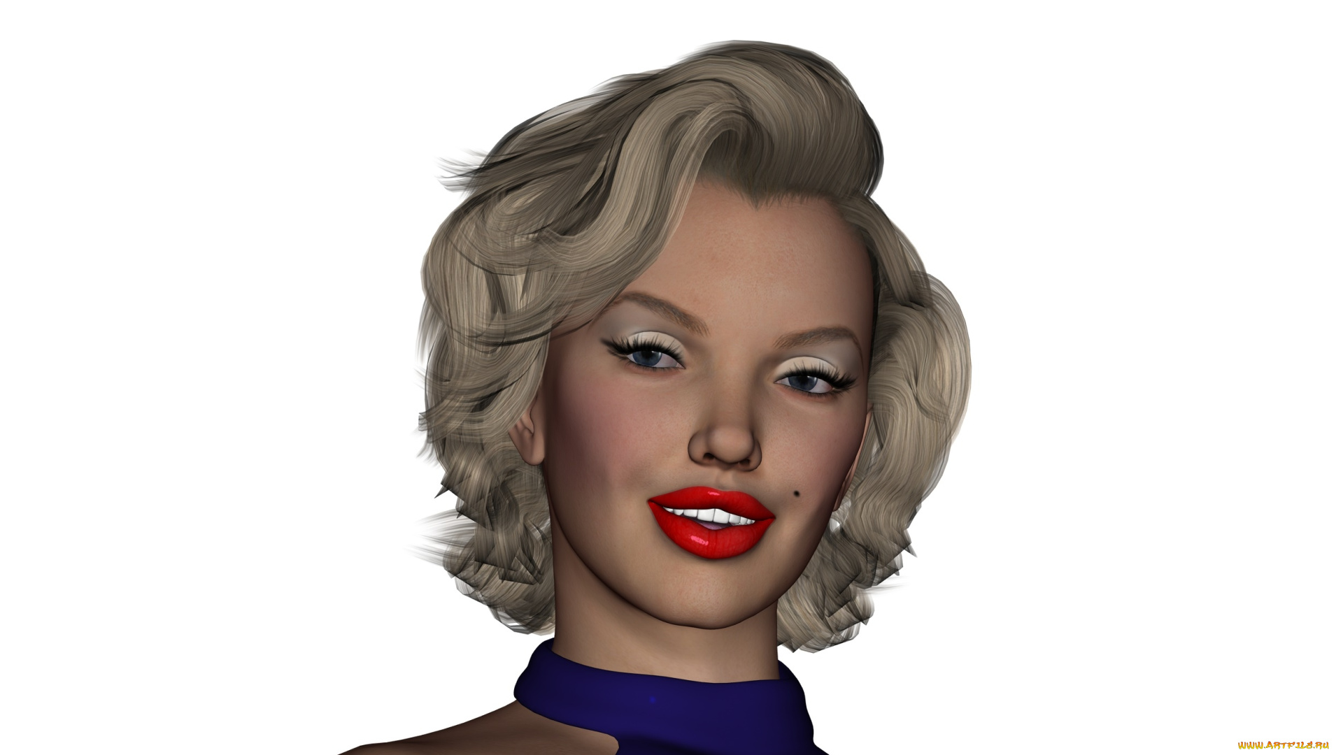 3д, графика, портрет, , portraits, девушка, взгляд, фон