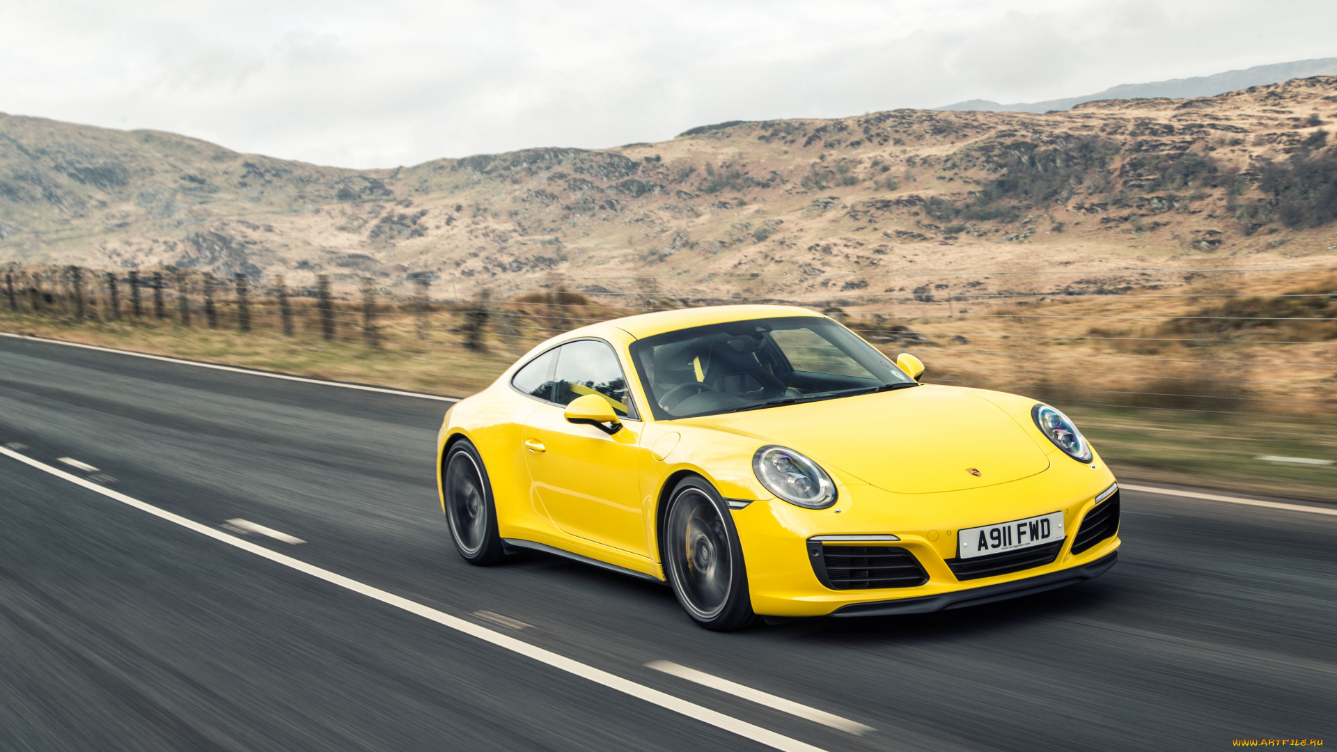 автомобили, porsche, carrera, 4s, красный, 2016г, 991, uk-spec, cabriolet, 911