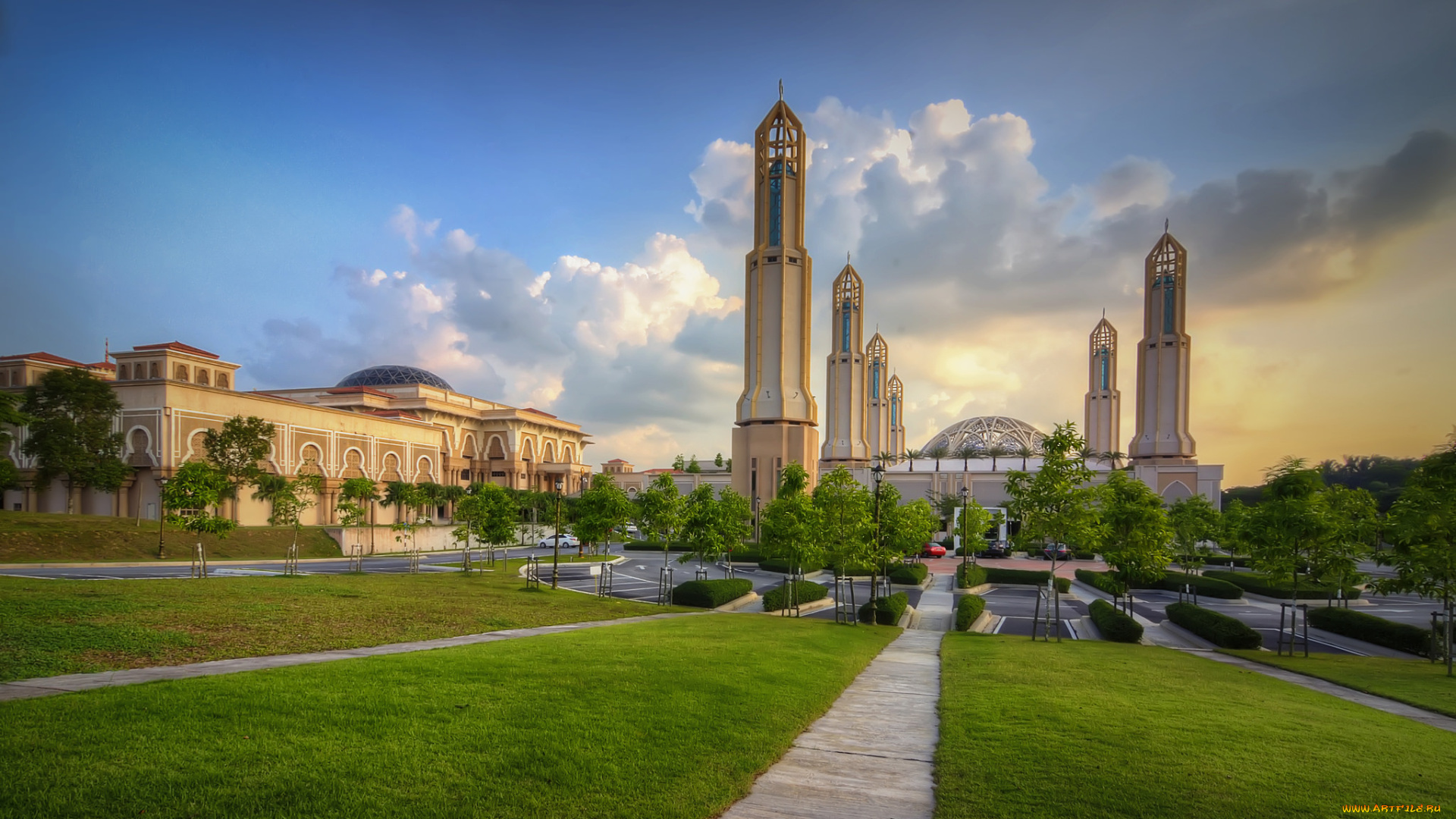 beautiful, johor, -, kota, iskandar, mosque, города, -, мечети, , медресе, мечеть, рассвет