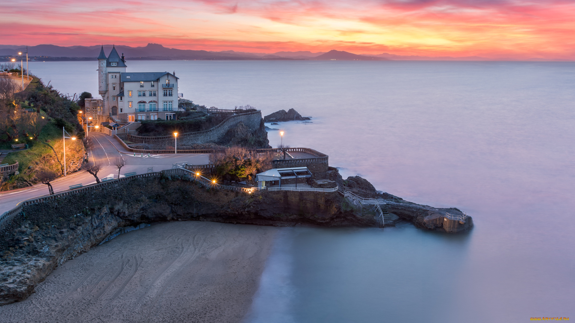 города, -, пейзажи, побережье