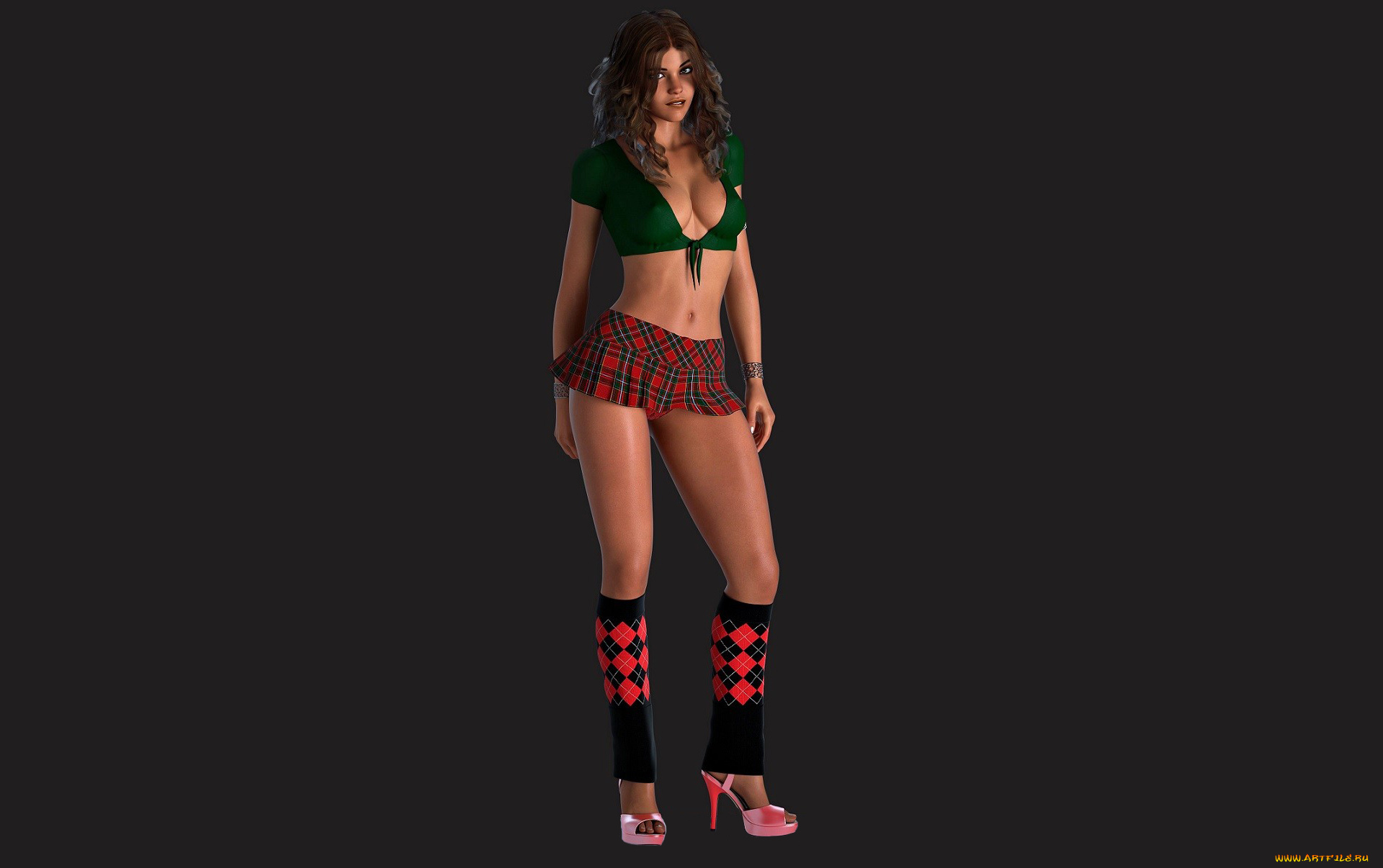 3д, графика, люди, , people, девушка, фон, взгляд