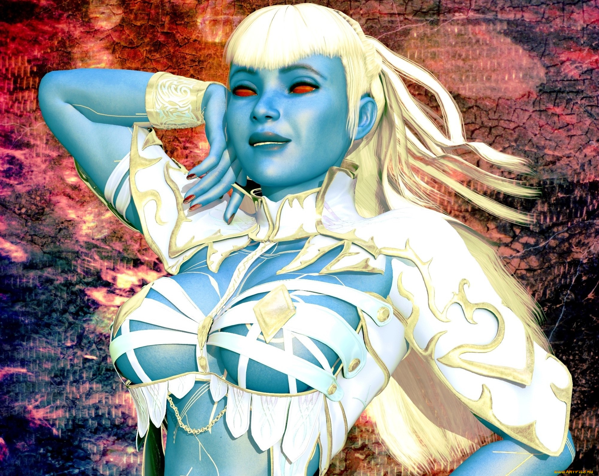 3д, графика, существа, , creatures, халк, взгляд, фон