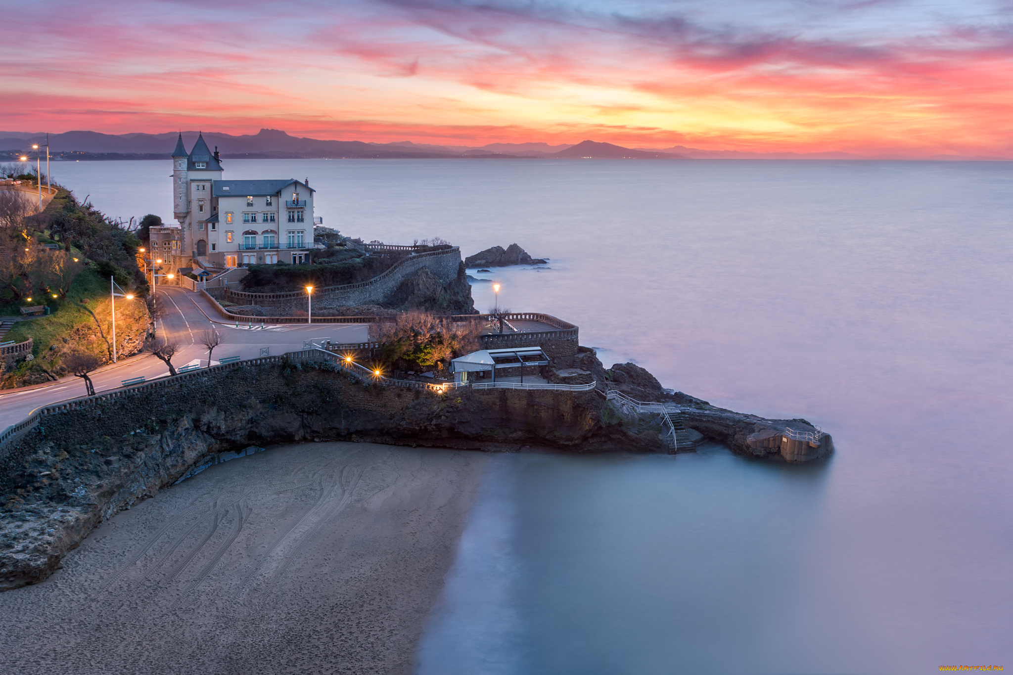 города, -, пейзажи, побережье