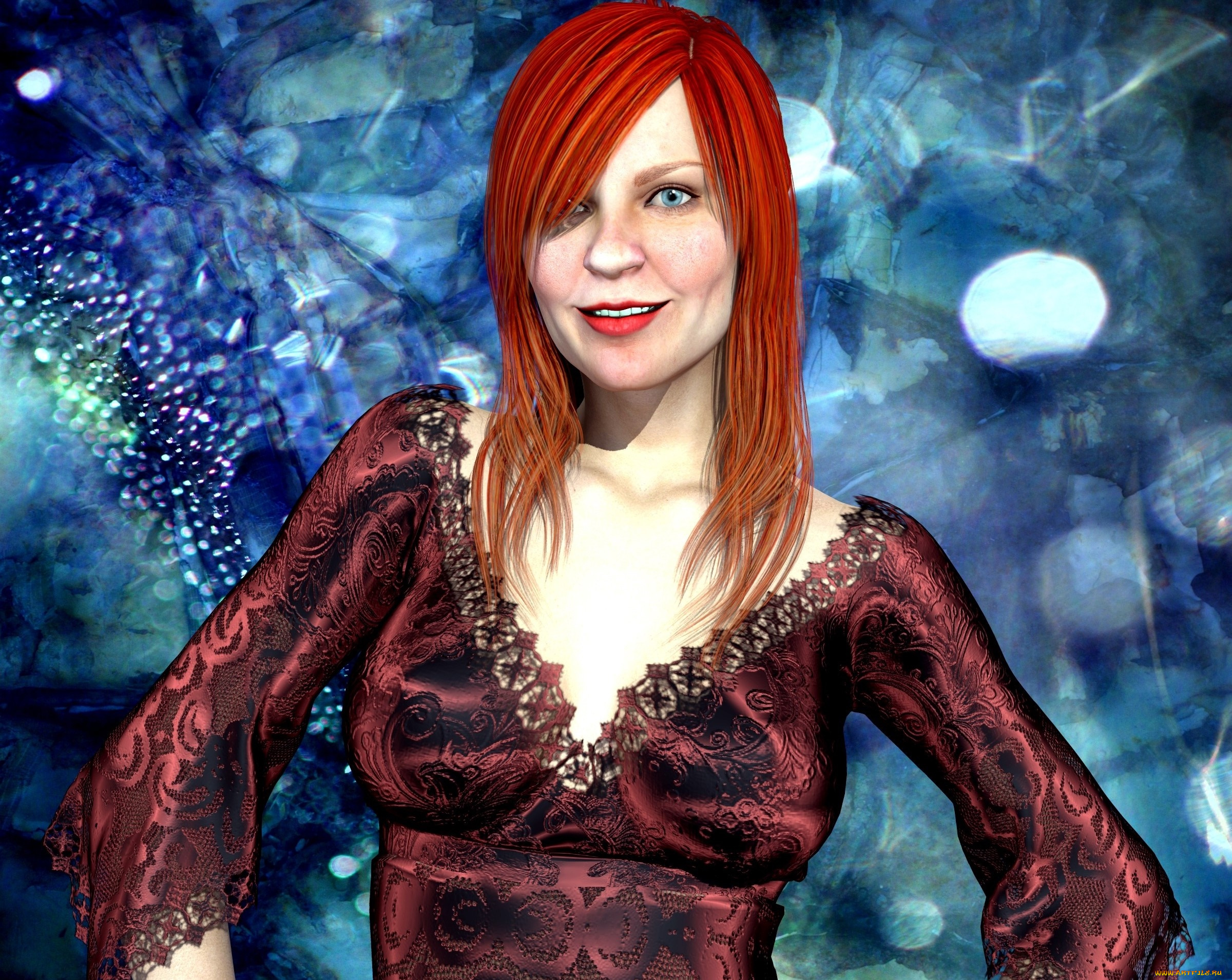 3д, графика, люди, , people, фон, взгляд, девушка