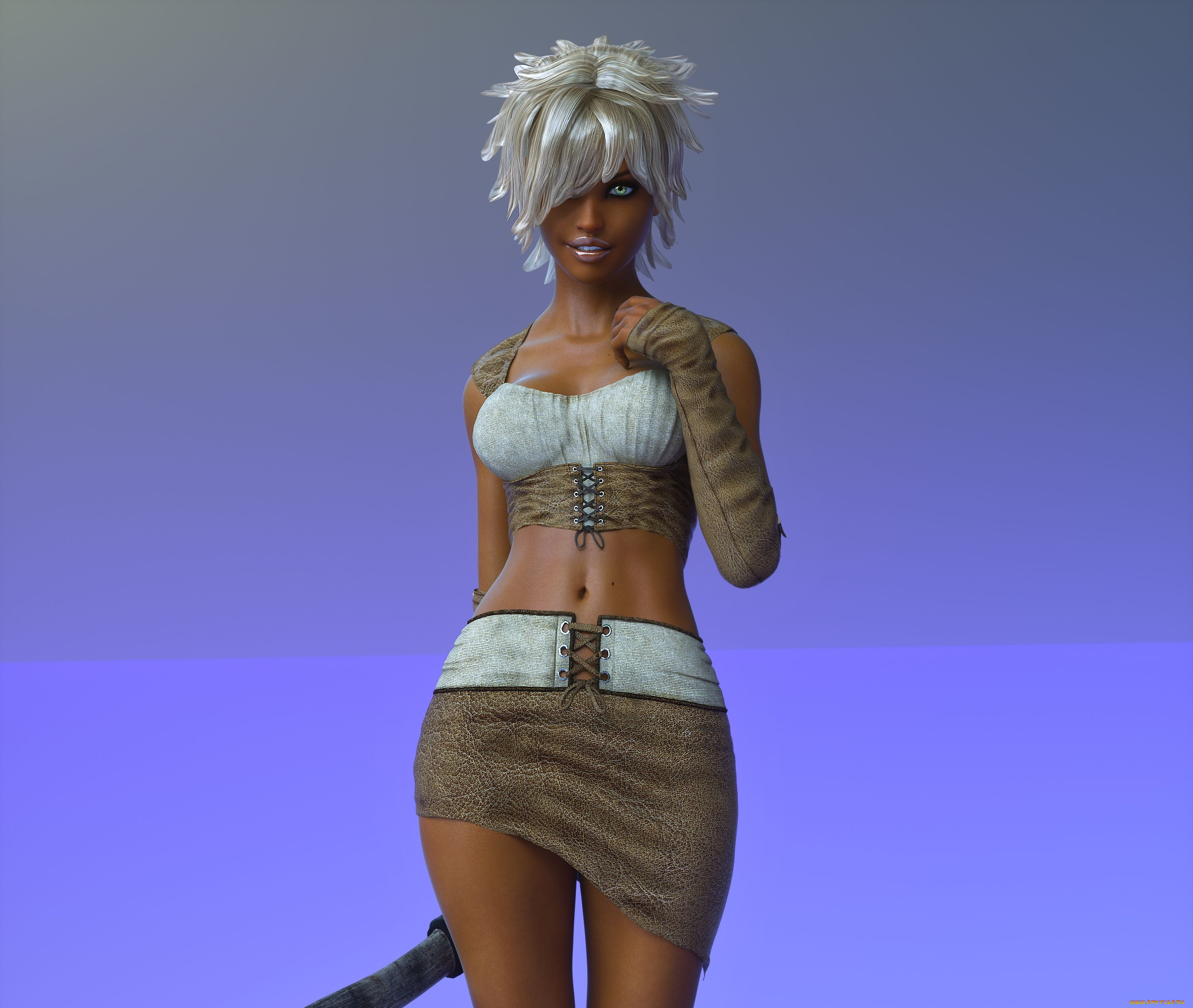 3д, графика, люди, , people, девушка, взгляд, фон