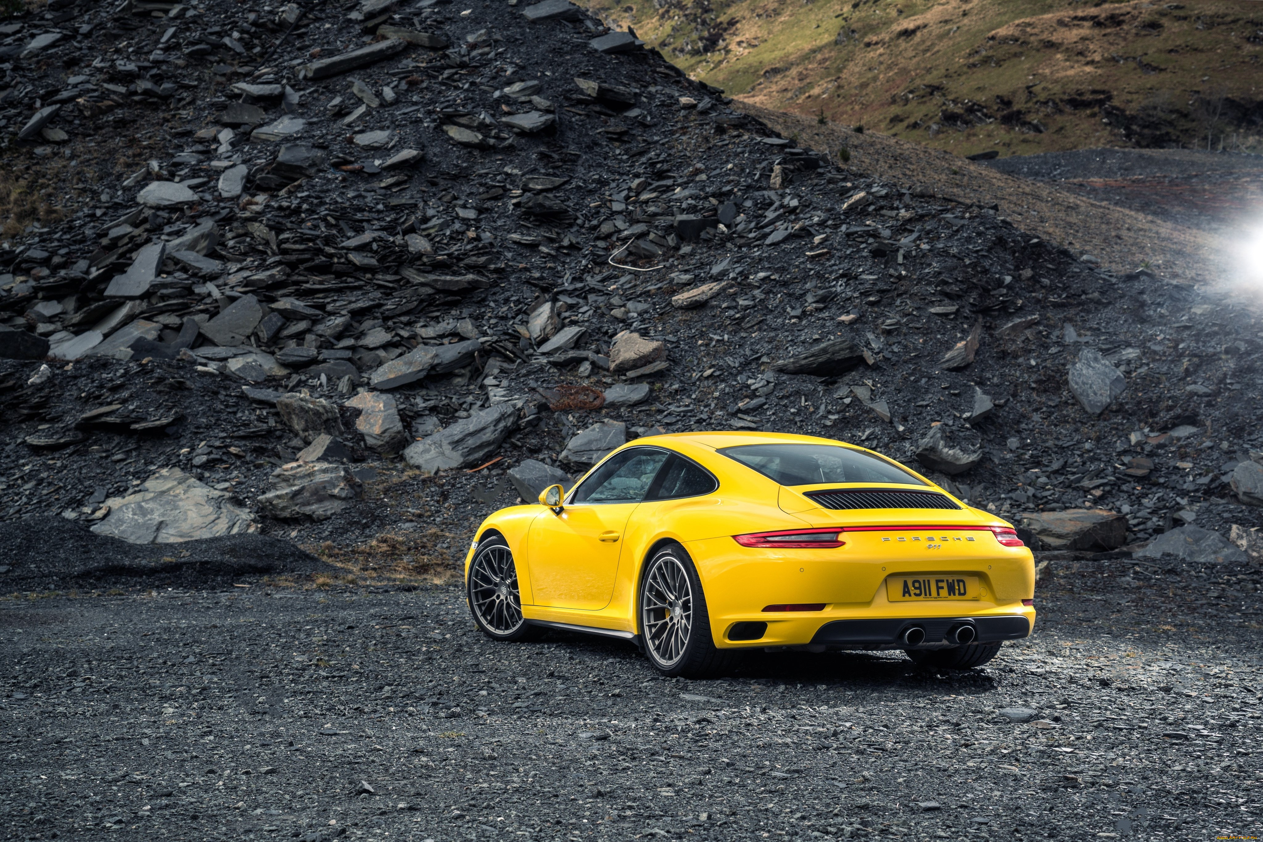 автомобили, porsche, cabriolet, 911, красный, 2016г, 991, carrera, 4s, uk-spec