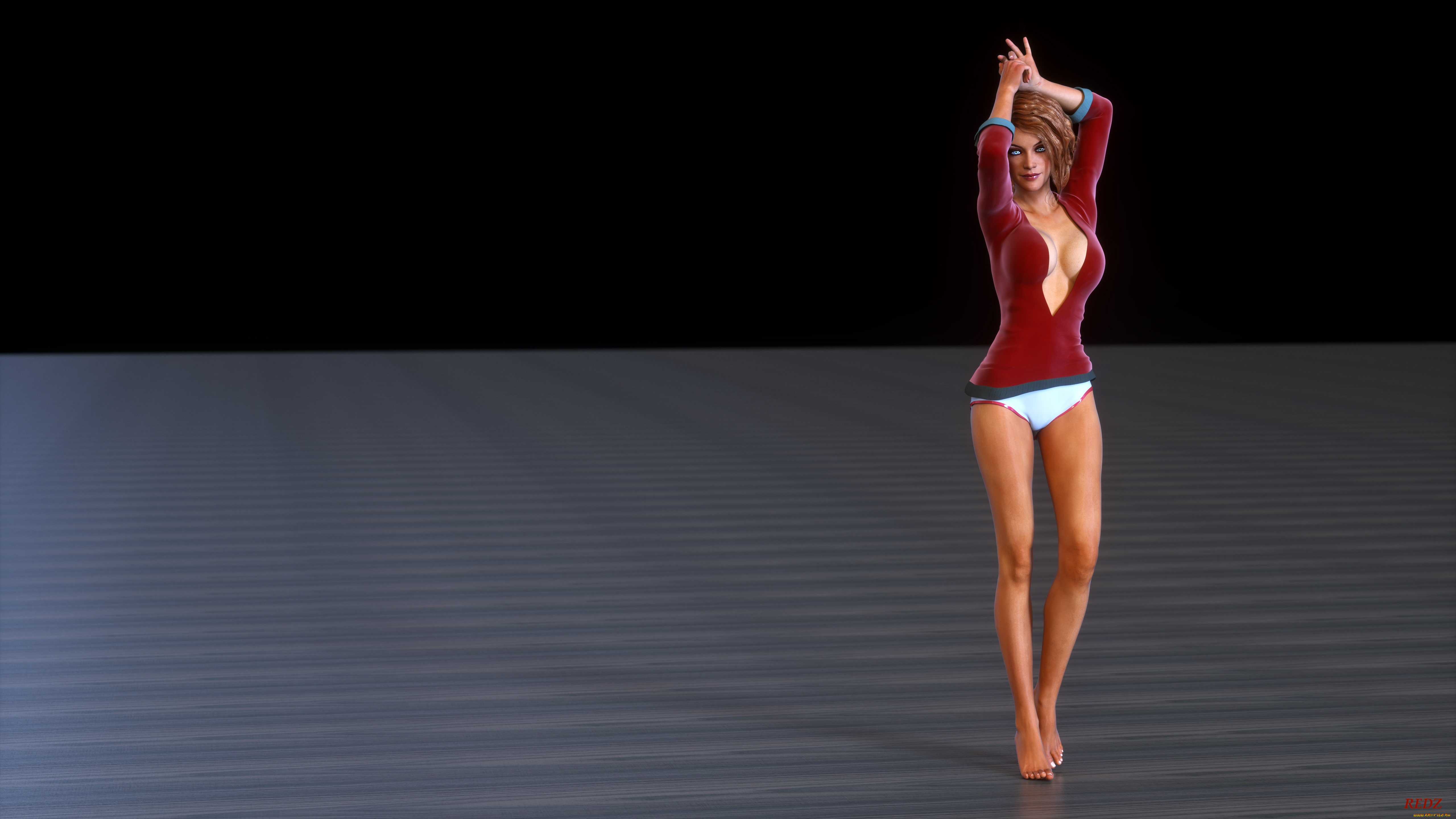 3д, графика, люди, , people, девушка, взгляд, фон