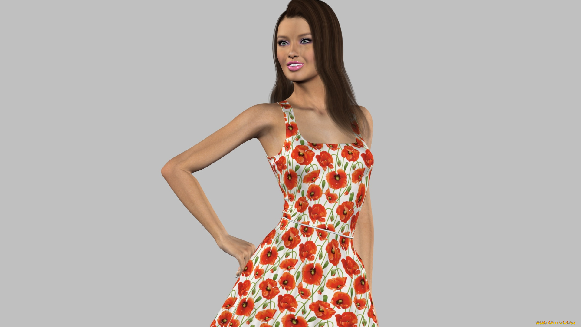 3д, графика, люди, , people, девушка, взгляд, фон