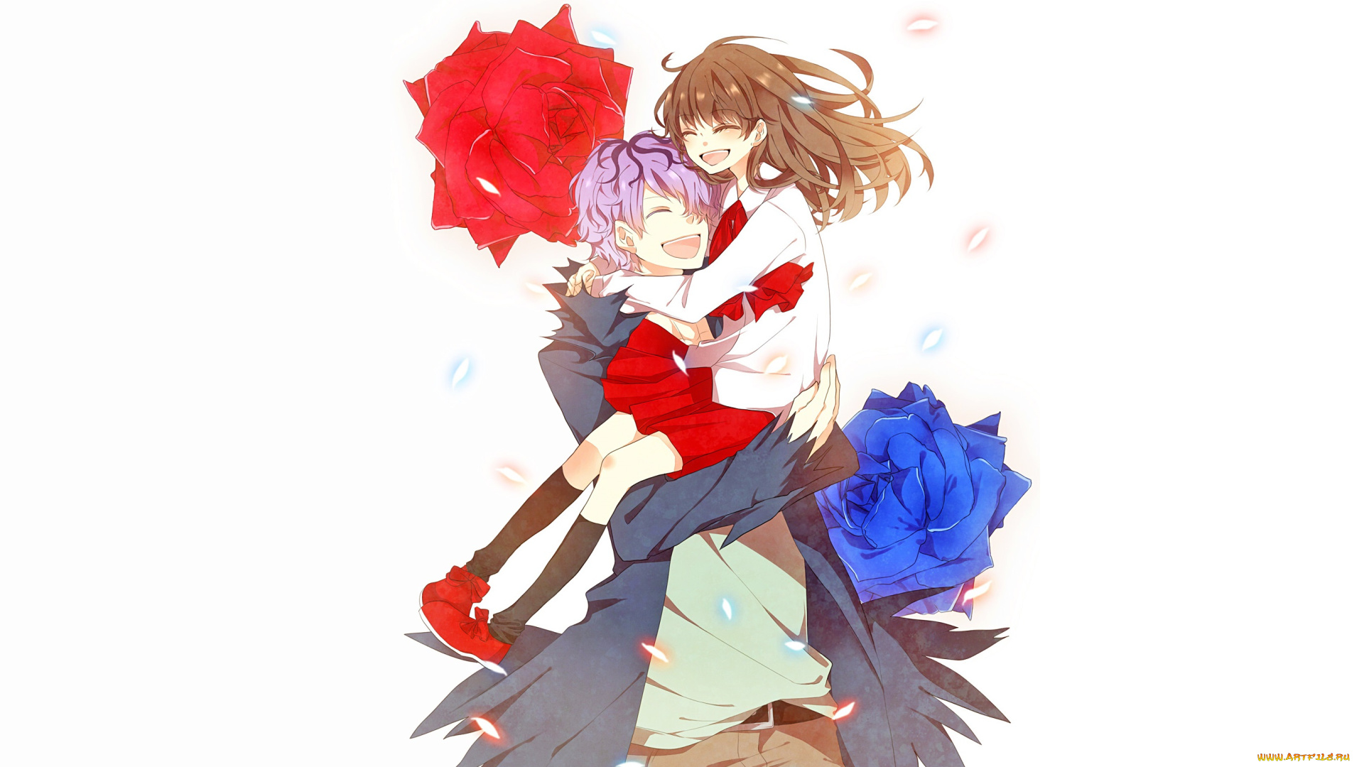 аниме, ib, двое, иб