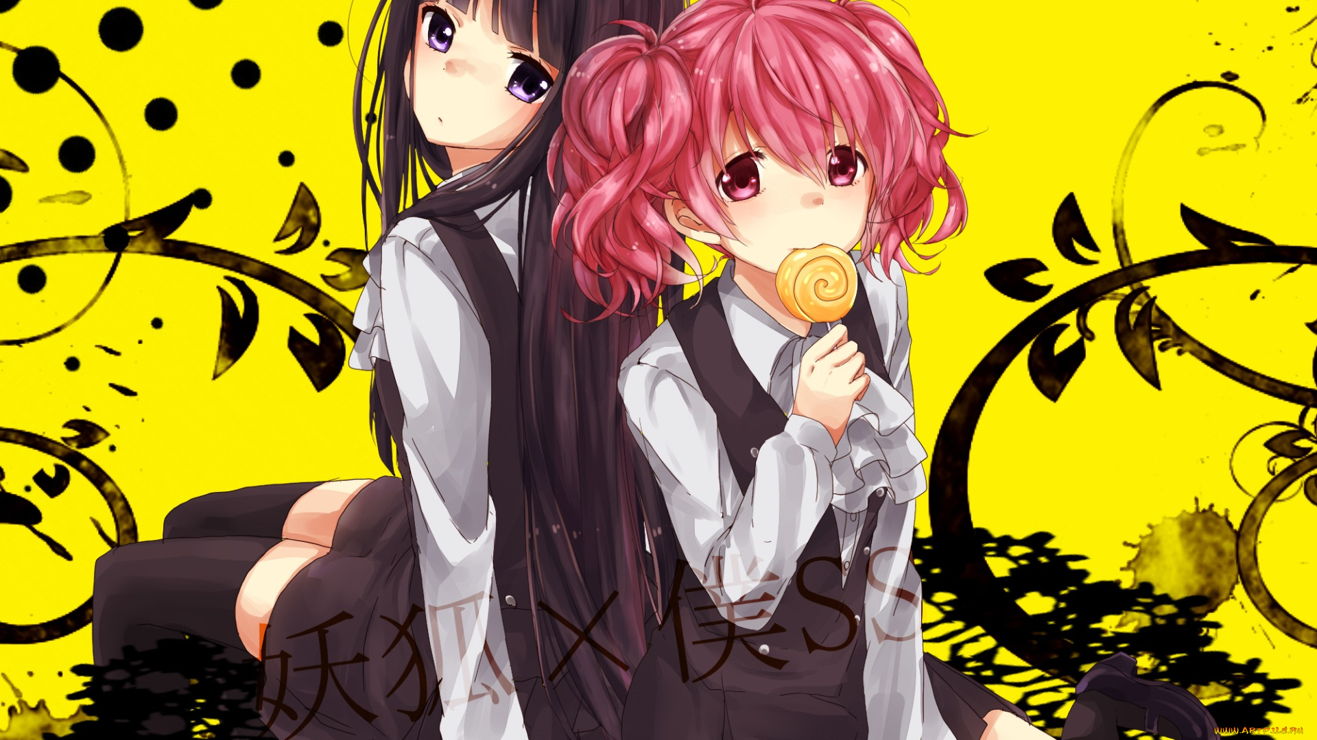 аниме, inu, x, boku, ss, девочки