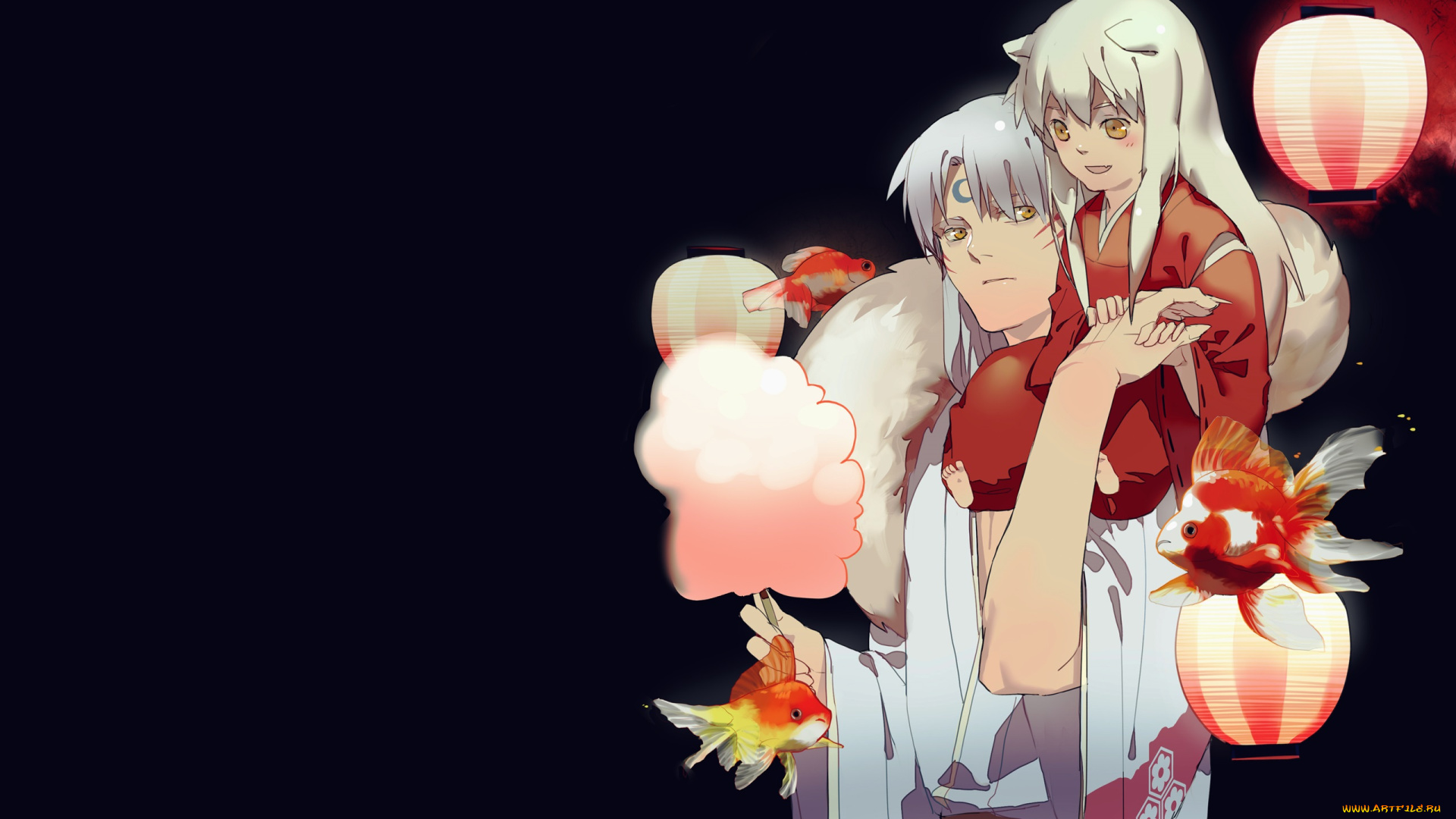 аниме, inuyasha, братья