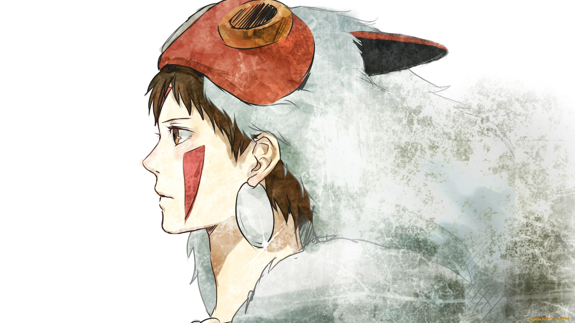 аниме, mononoke, hime, принцесса, мононоке