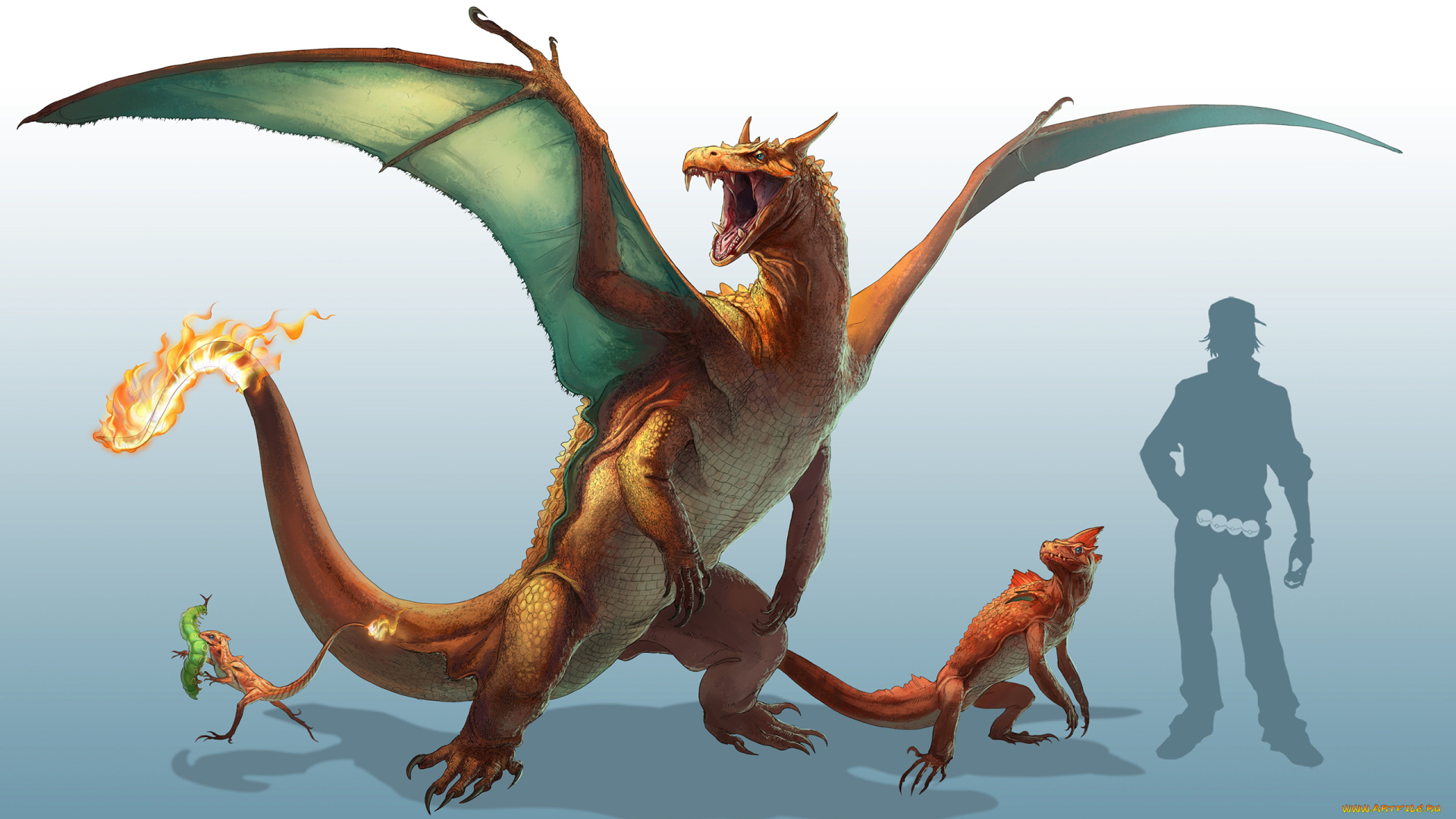 аниме, pokemon, существо, чудовище, монстр, чудище