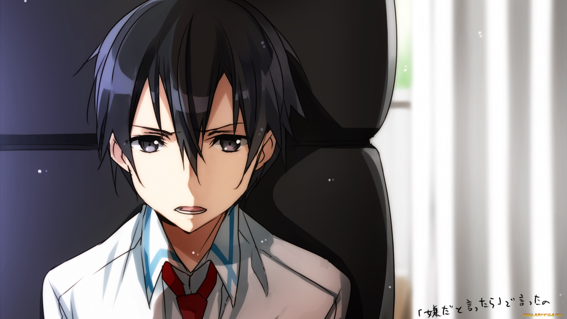 аниме, sword, art, online, парень, фон, взгляд