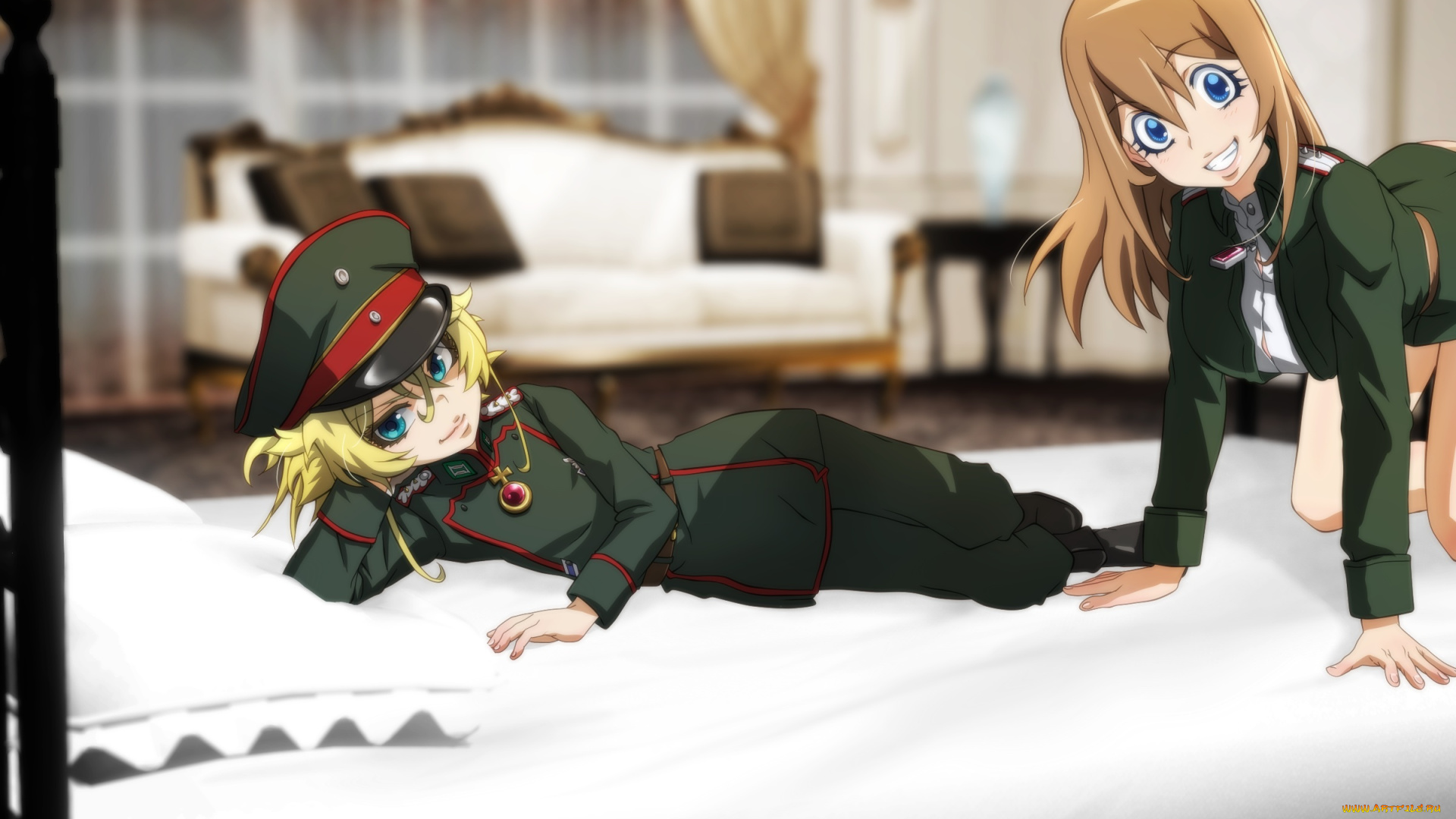 аниме, youjo, senki, tanya, degurechaff, viktoriya, ivanovna, serebryakov