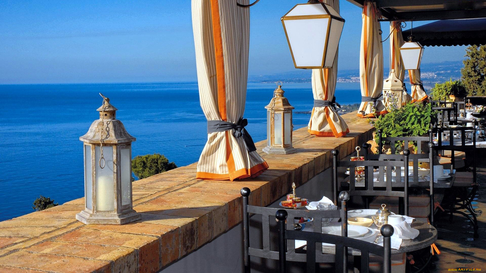интерьер, кафе, , рестораны, , отели, фонари, столики, терраса