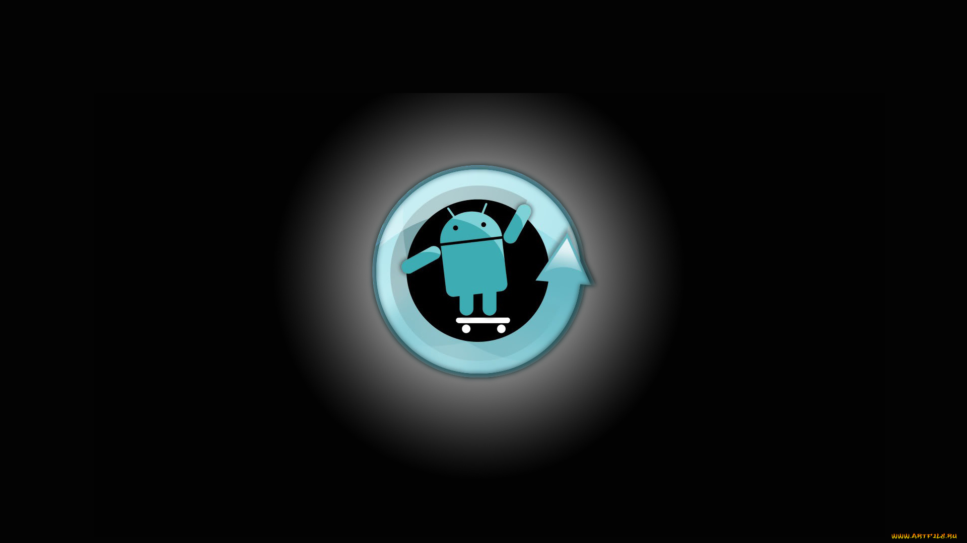 компьютеры, android, логотип, фон