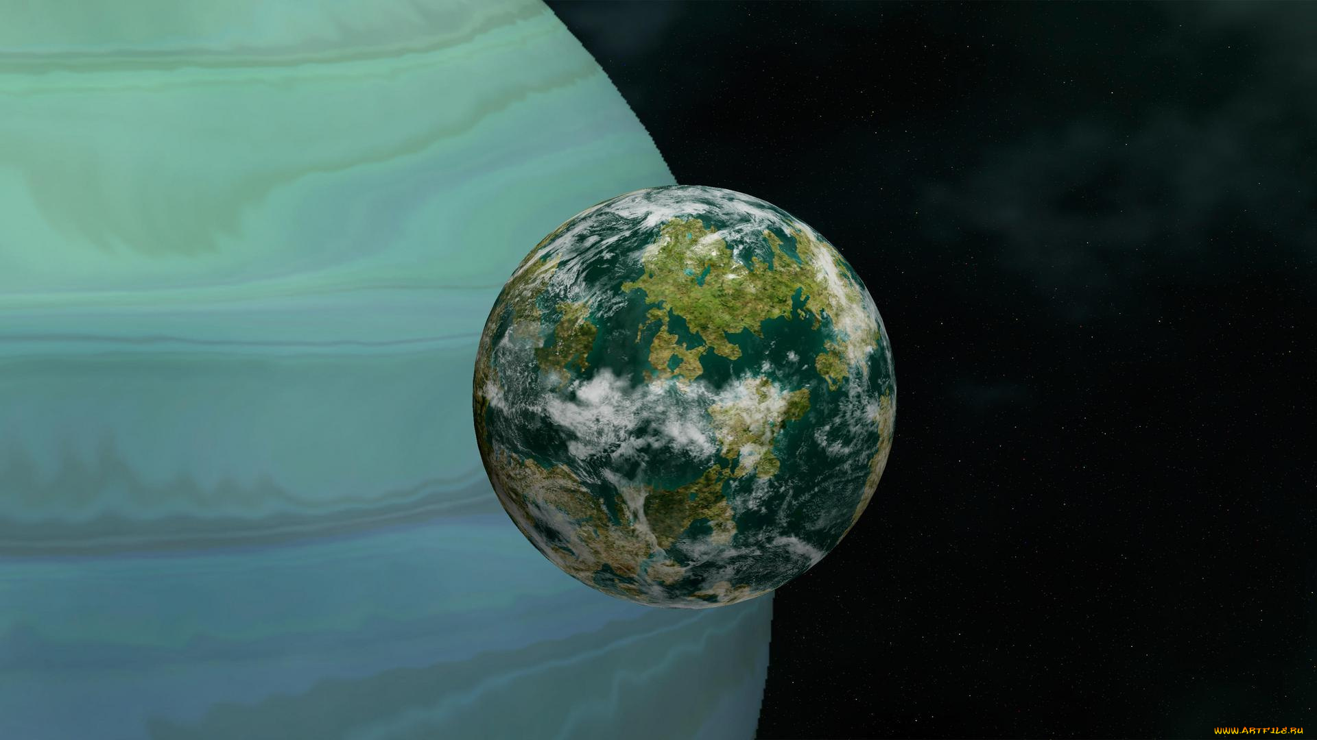 космос, арт, вселенная, планеты, звёзды, созвездия