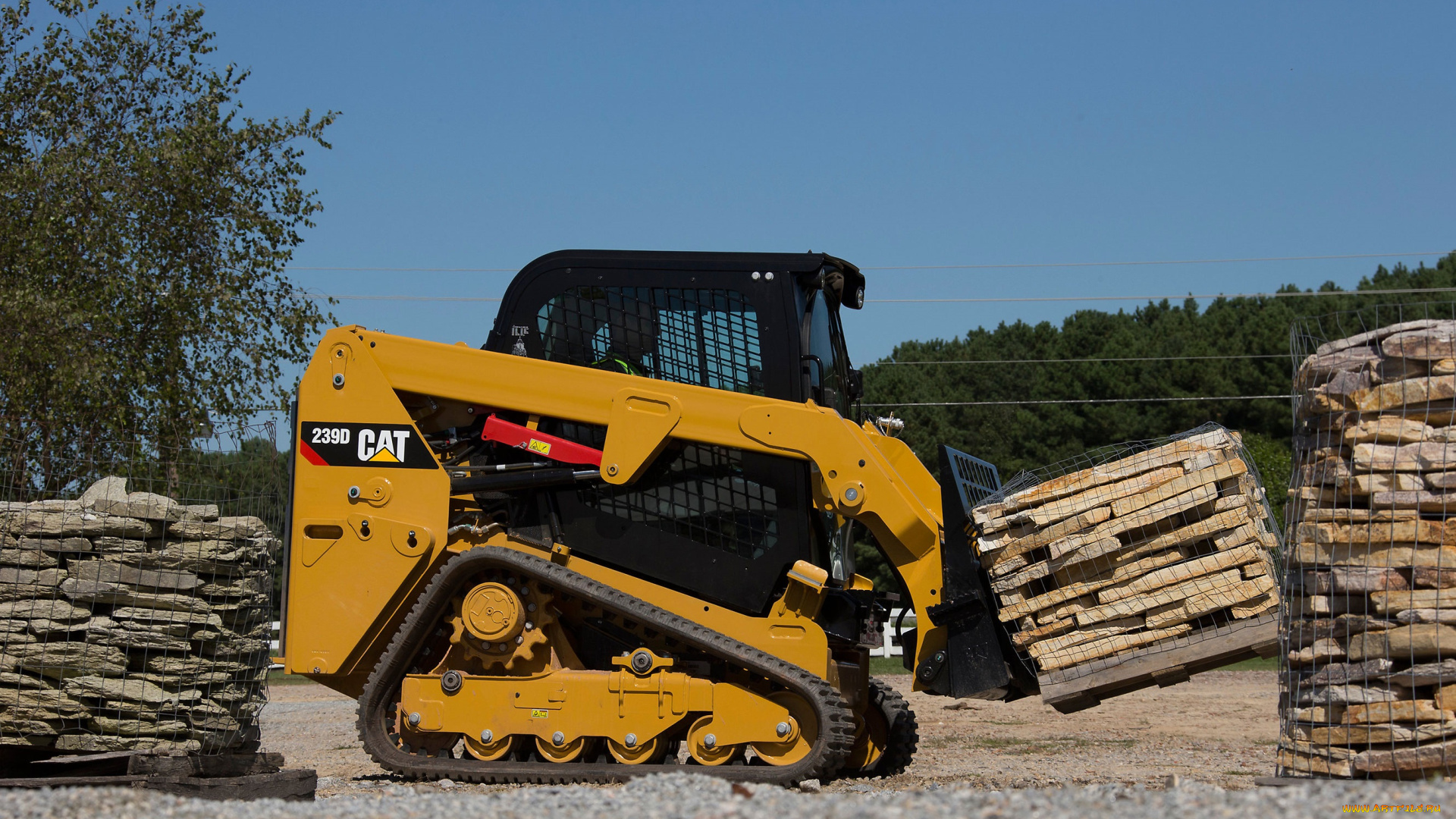 техника, фронтальные, погрузчики, caterpillar