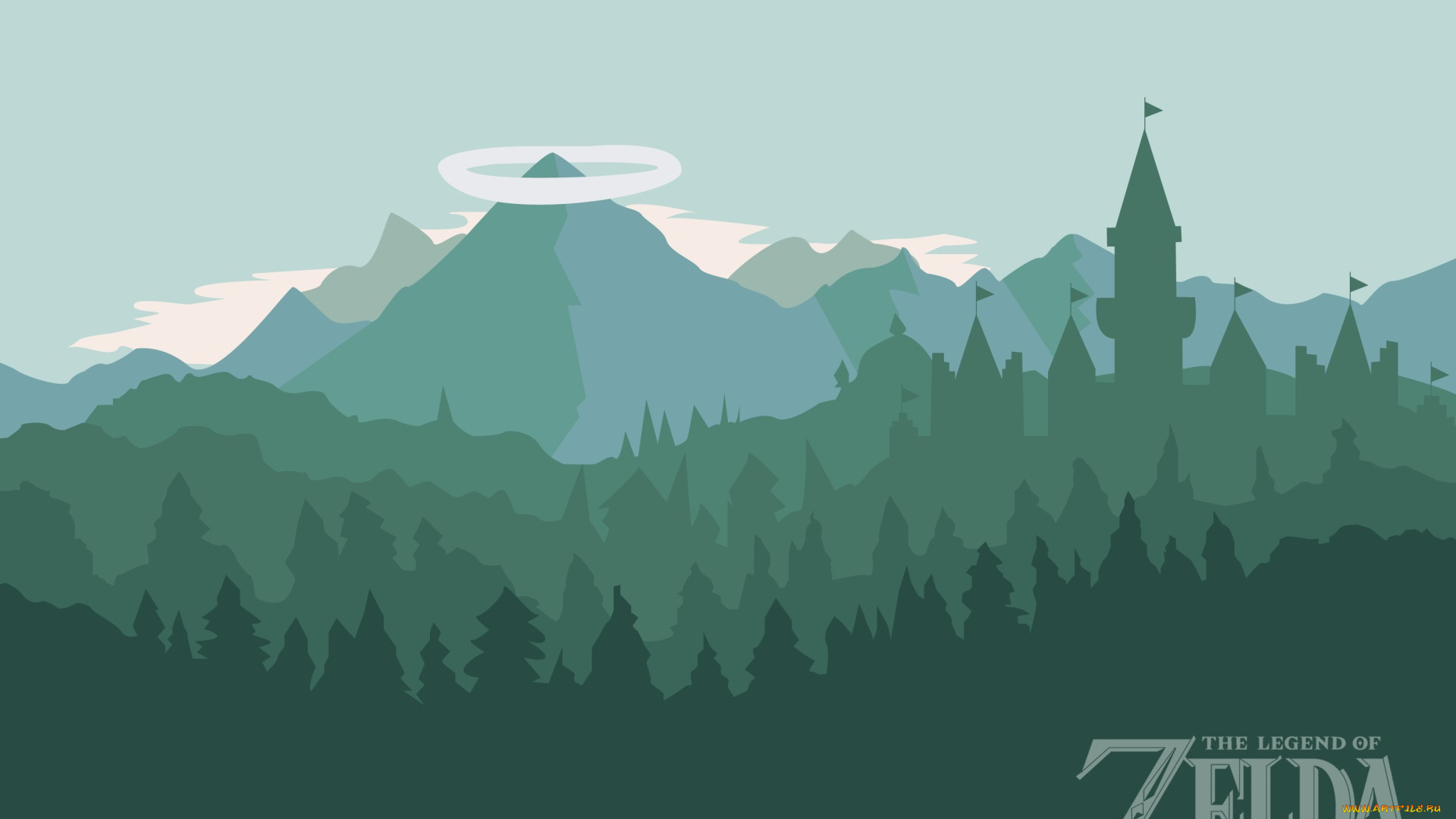 видео, игры, the, legend, of, zelda, , ocarina, of, time, природа