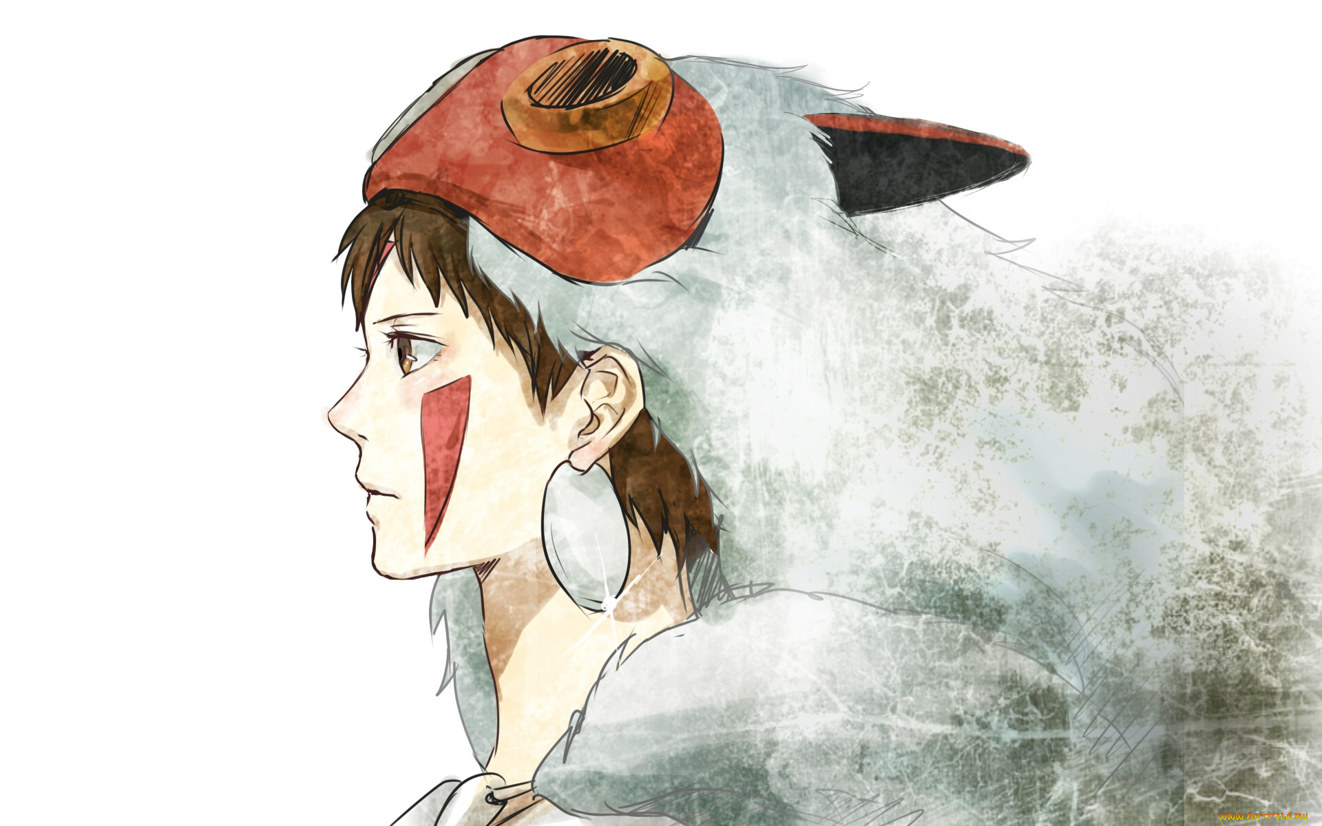 аниме, mononoke, hime, принцесса, мононоке