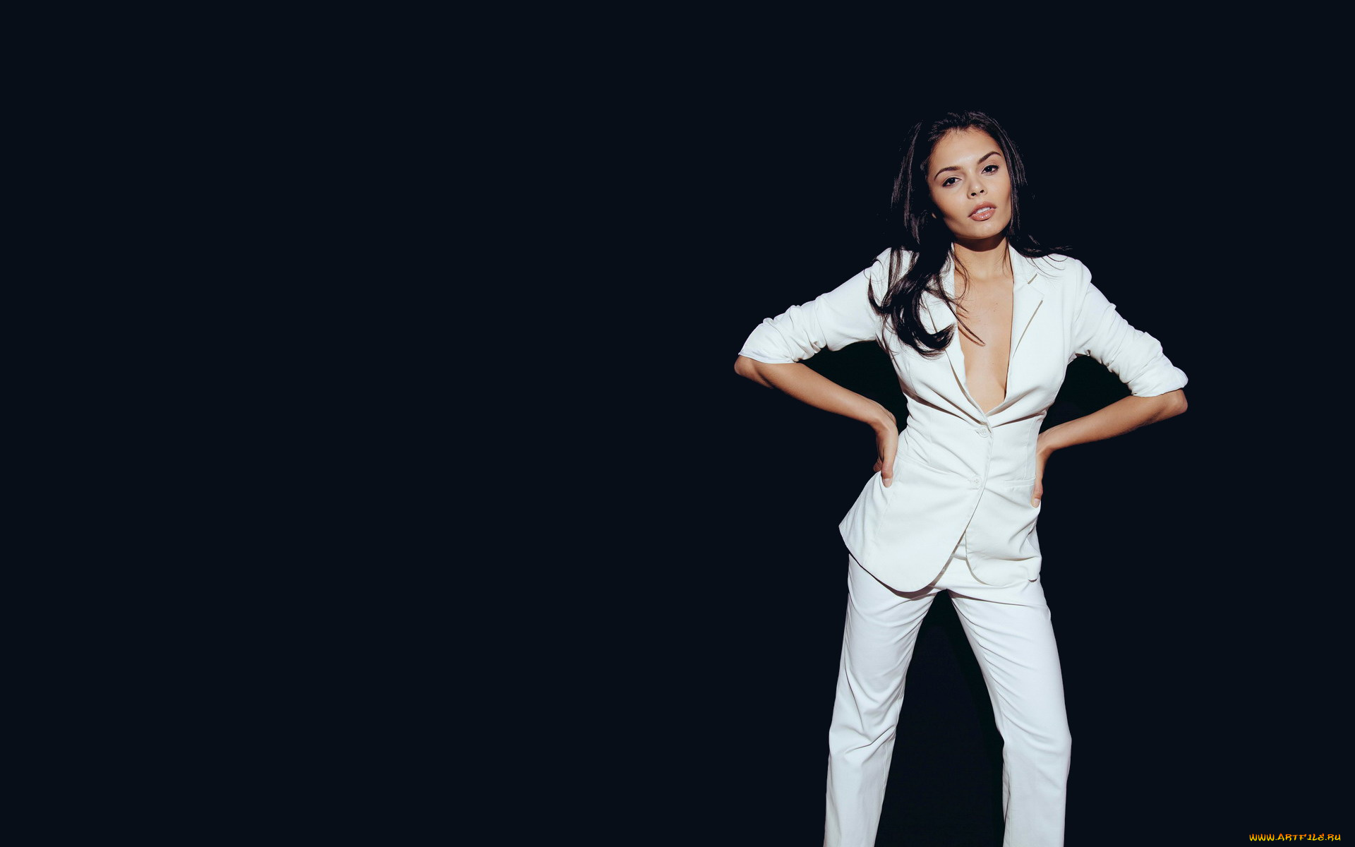 девушки, alana, campos, алана, кампос, брюки, костюм, модель, брюнетка, жакет