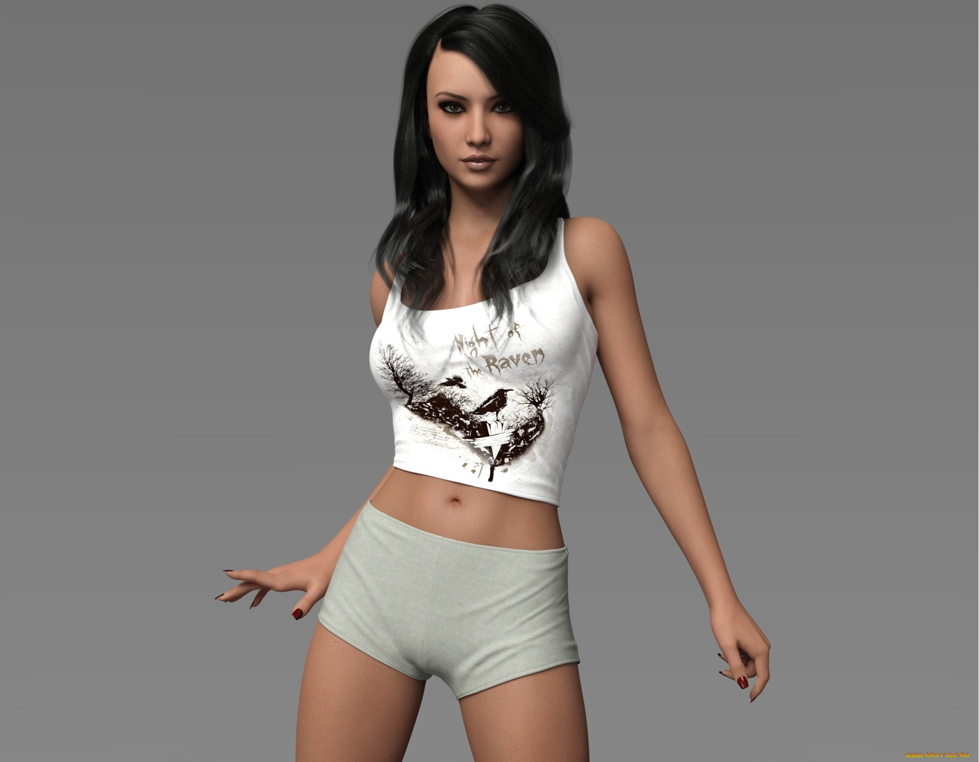 3д, графика, люди, , people, девушка, взгляд, фон