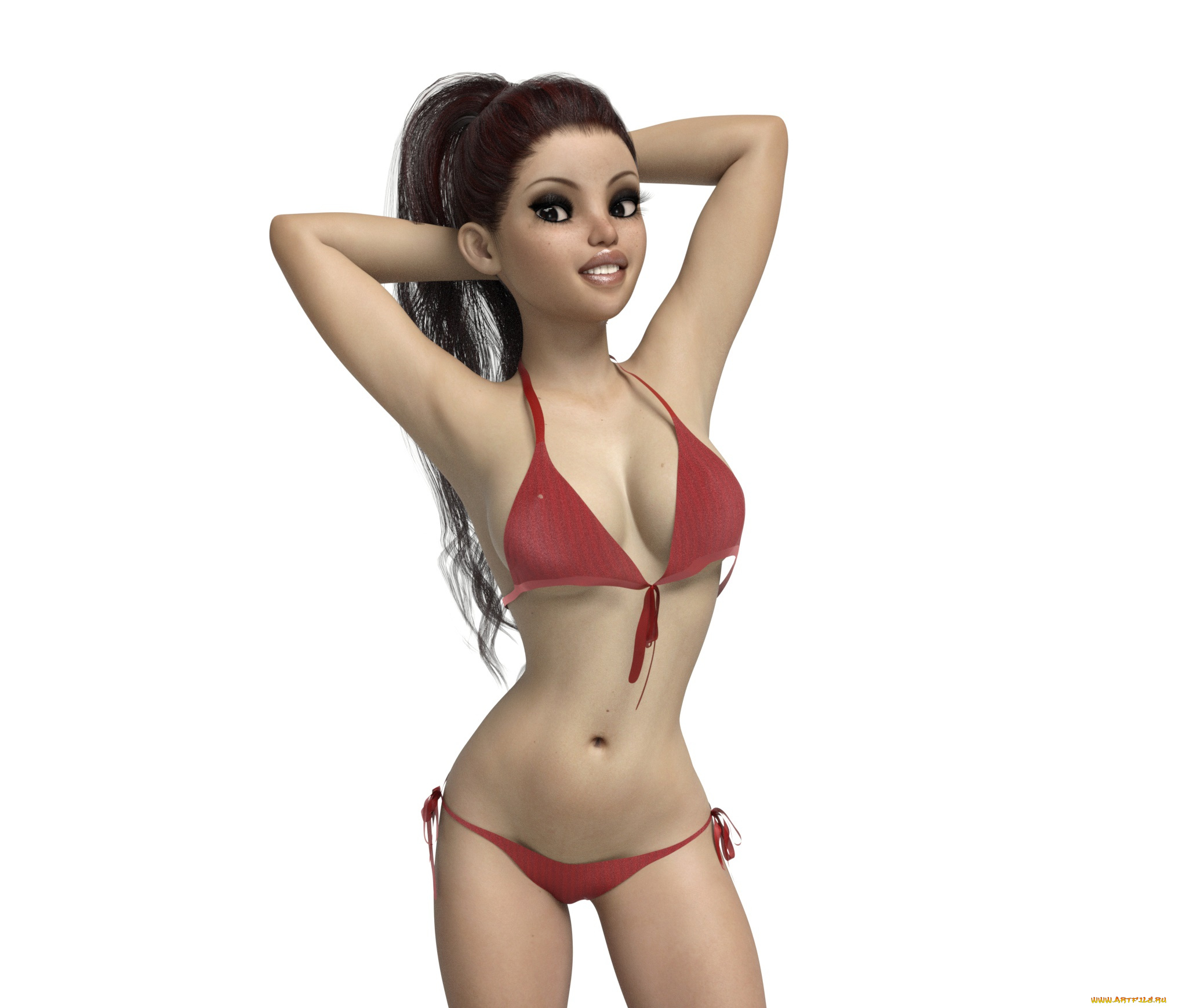 3д, графика, люди, , people, девушка, взгляд, фон