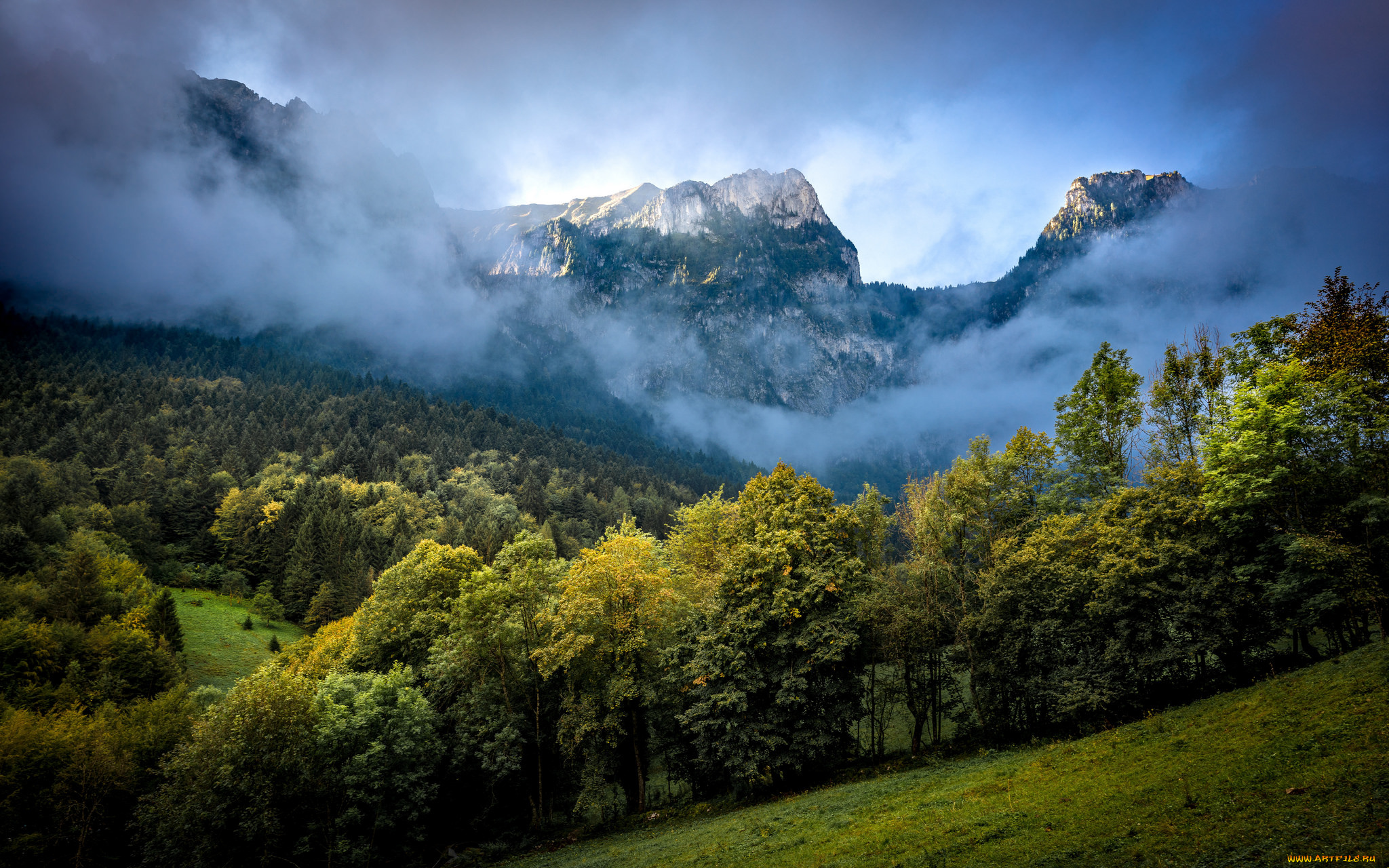 природа, горы, скалы