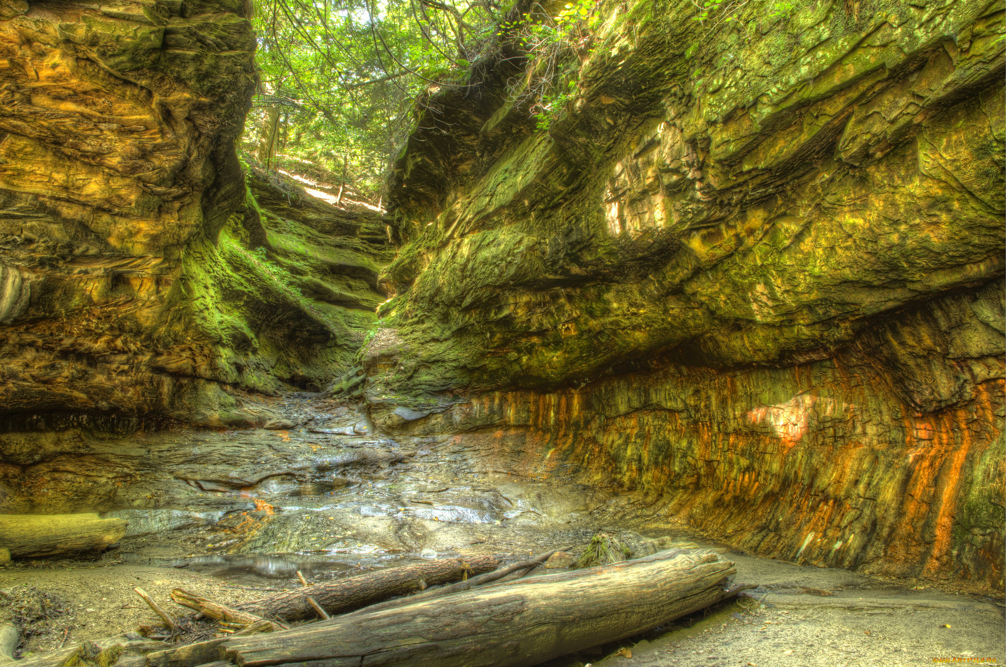 природа, реки, озера, ущелье