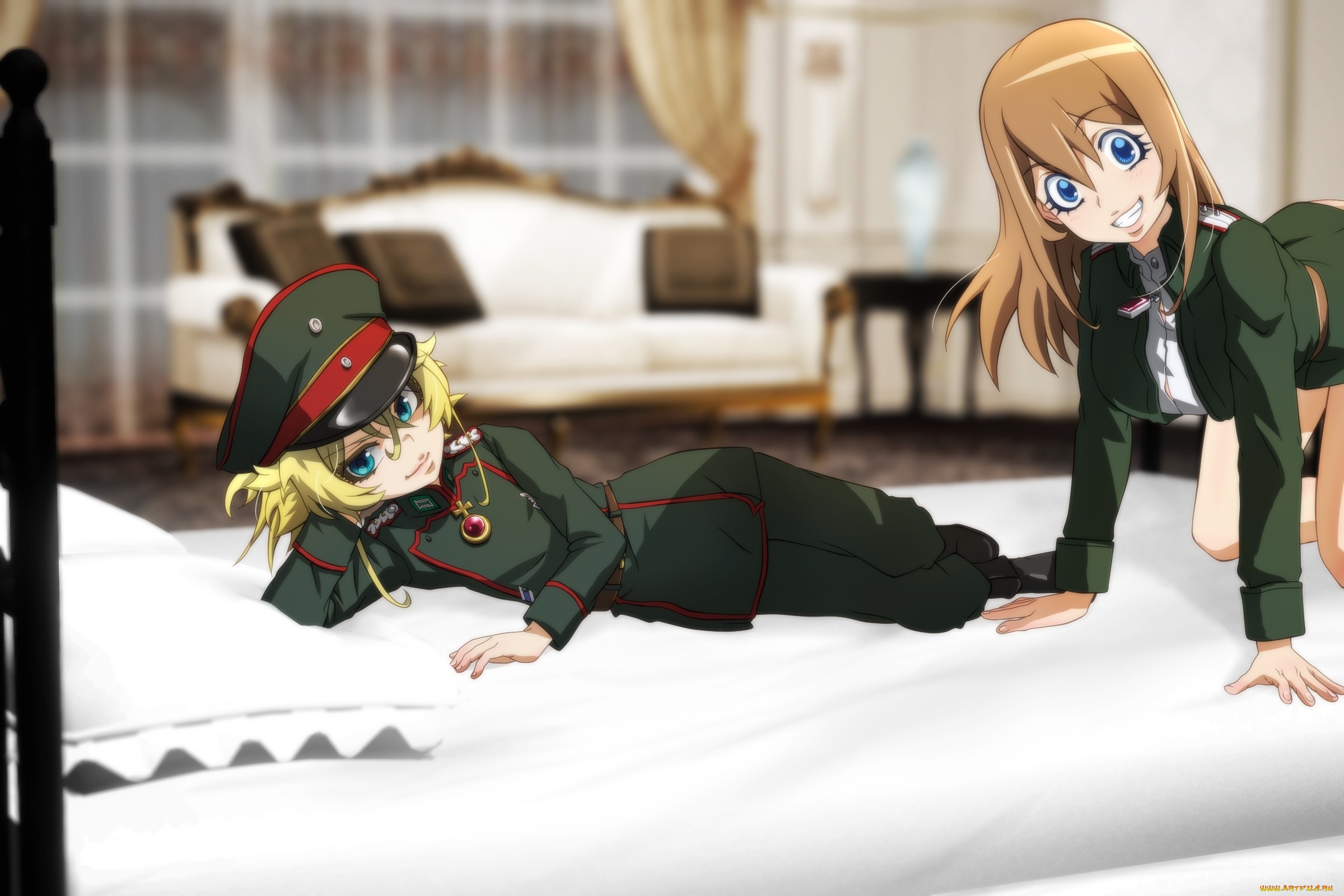 аниме, youjo, senki, tanya, degurechaff, viktoriya, ivanovna, serebryakov