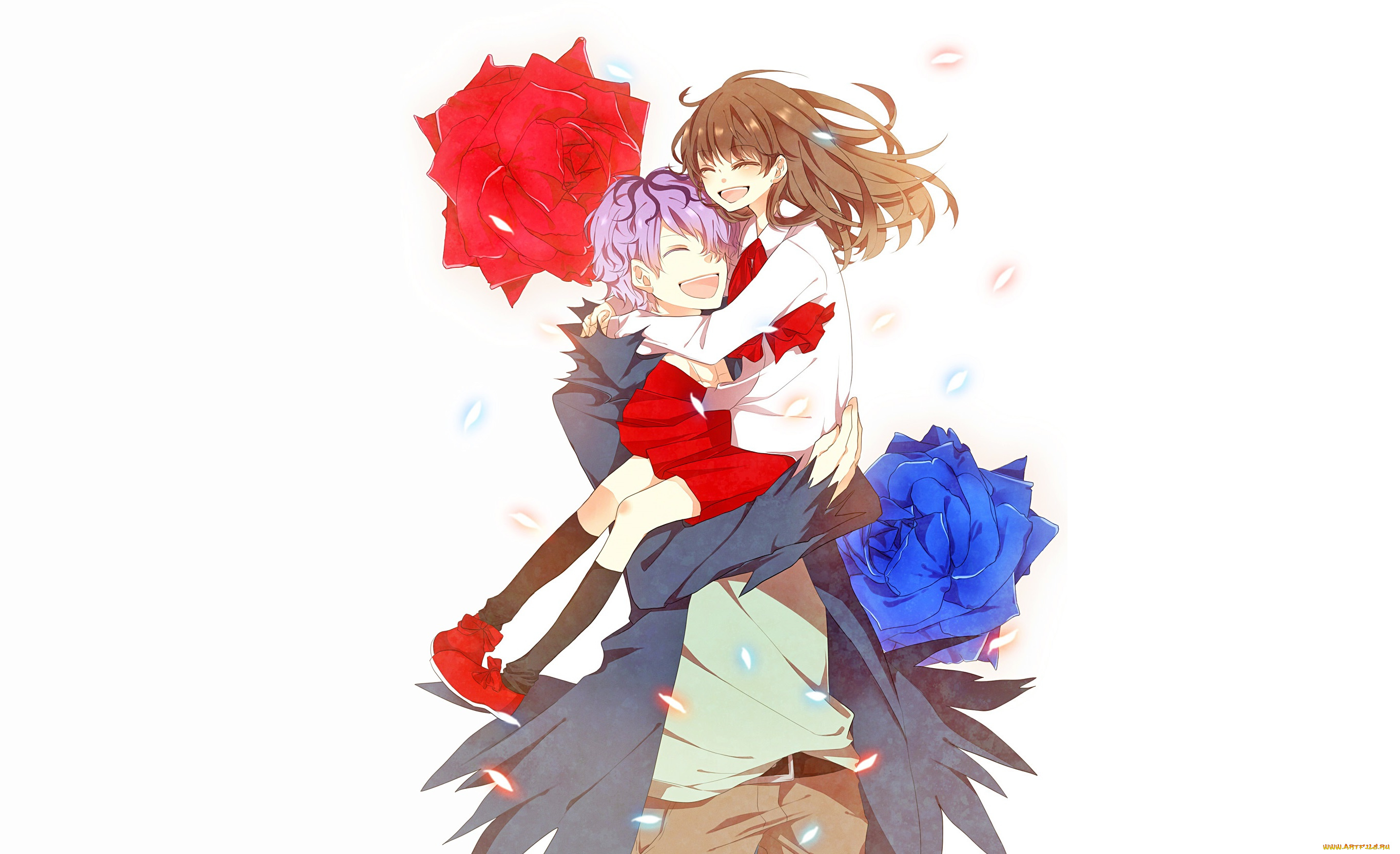 аниме, ib, двое, иб