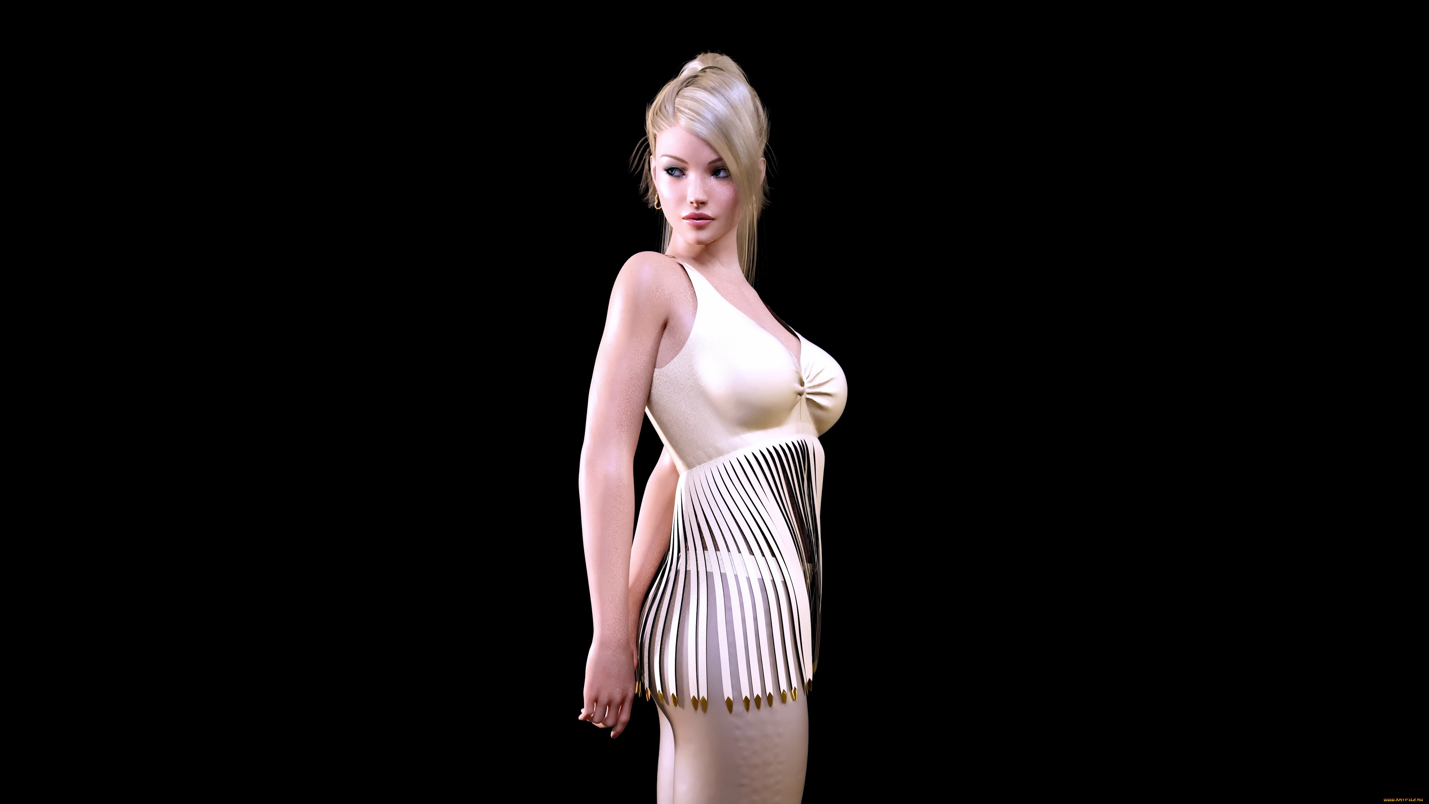 3д, графика, люди, , people, взгляд, фон, девушка