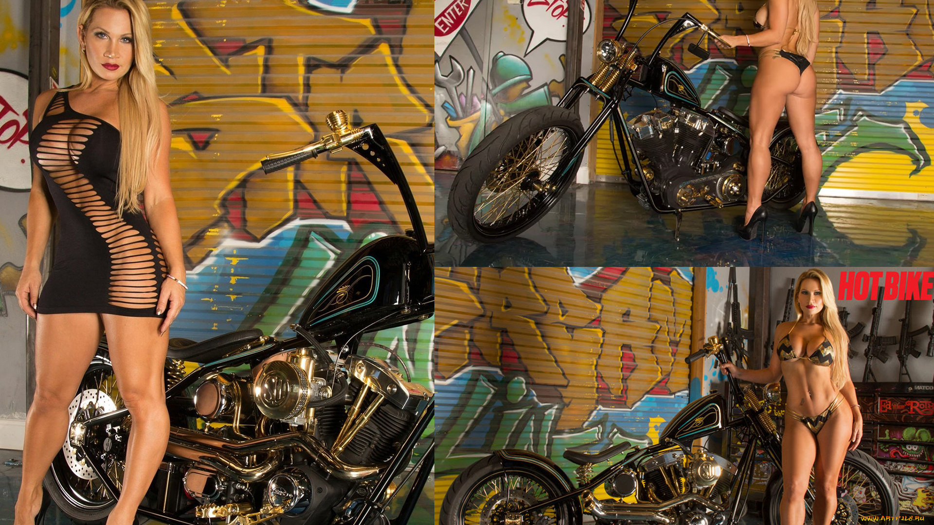 мотоциклы, мото, с, девушкой, девушки