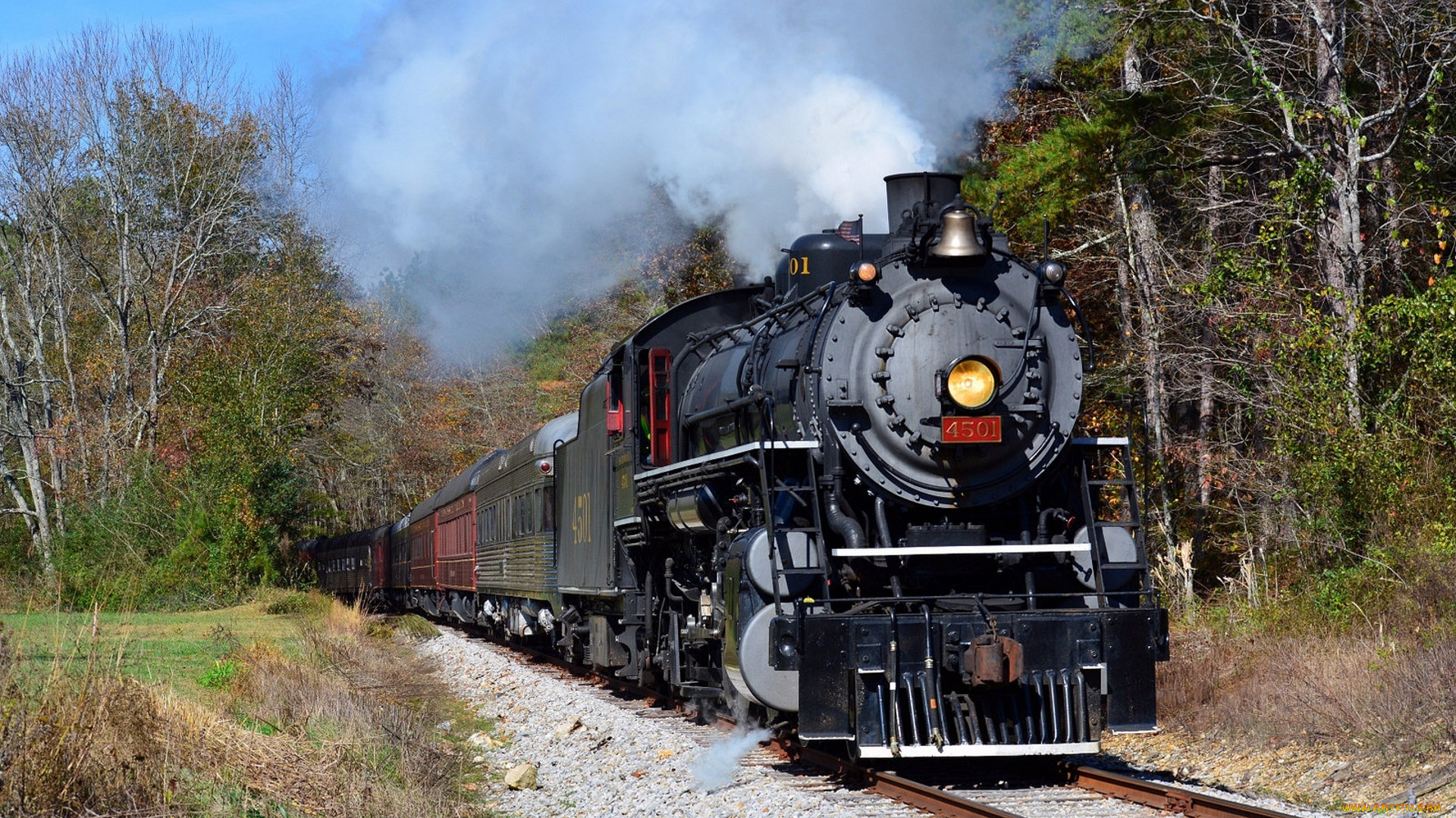 техника, паровозы, состав, локомотив