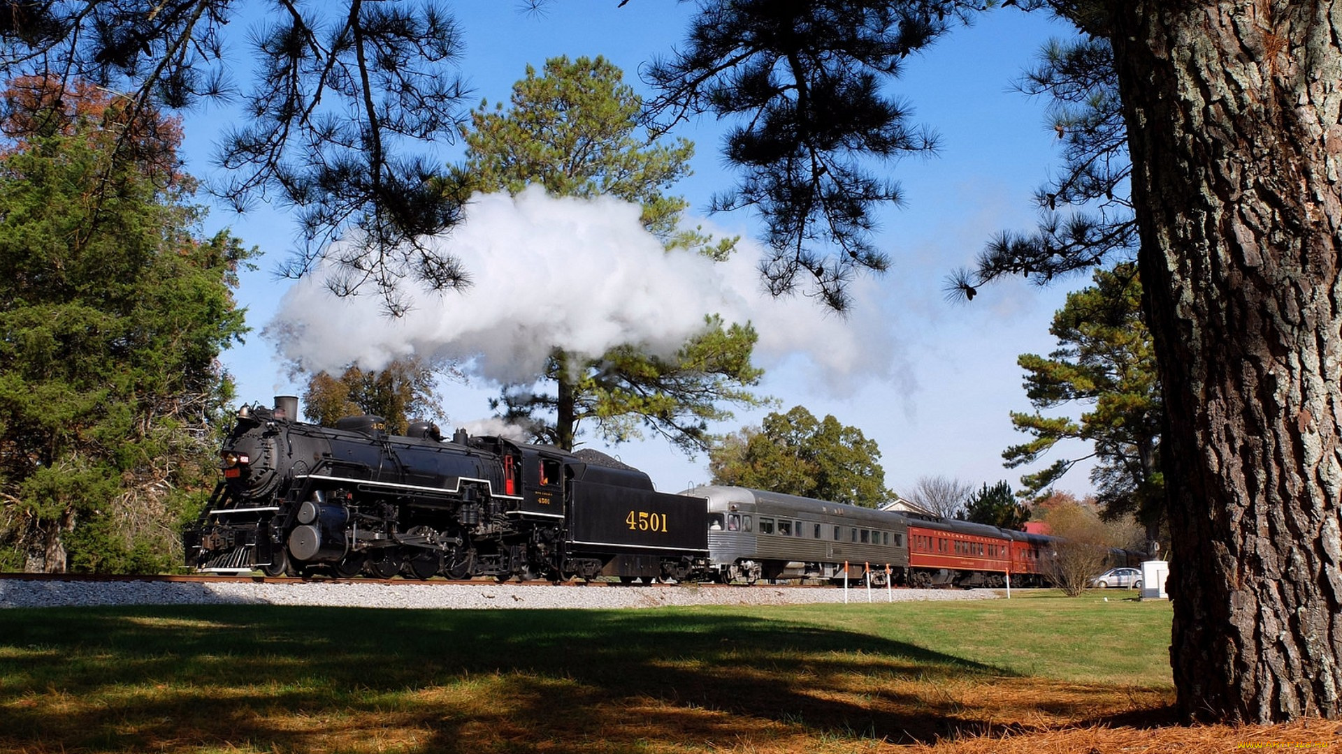 техника, паровозы, состав, локомотив