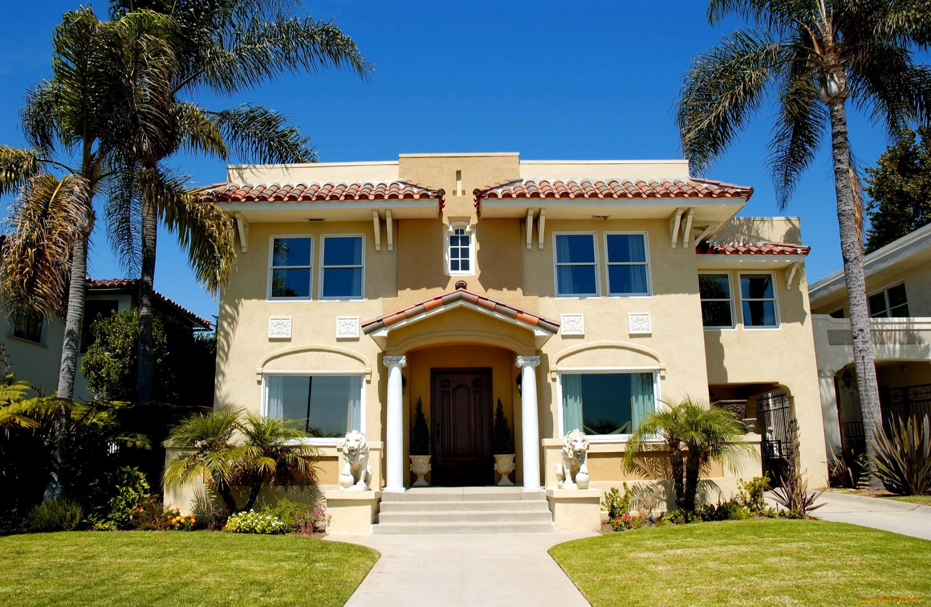 города, -, здания, , дома, жилой, дом